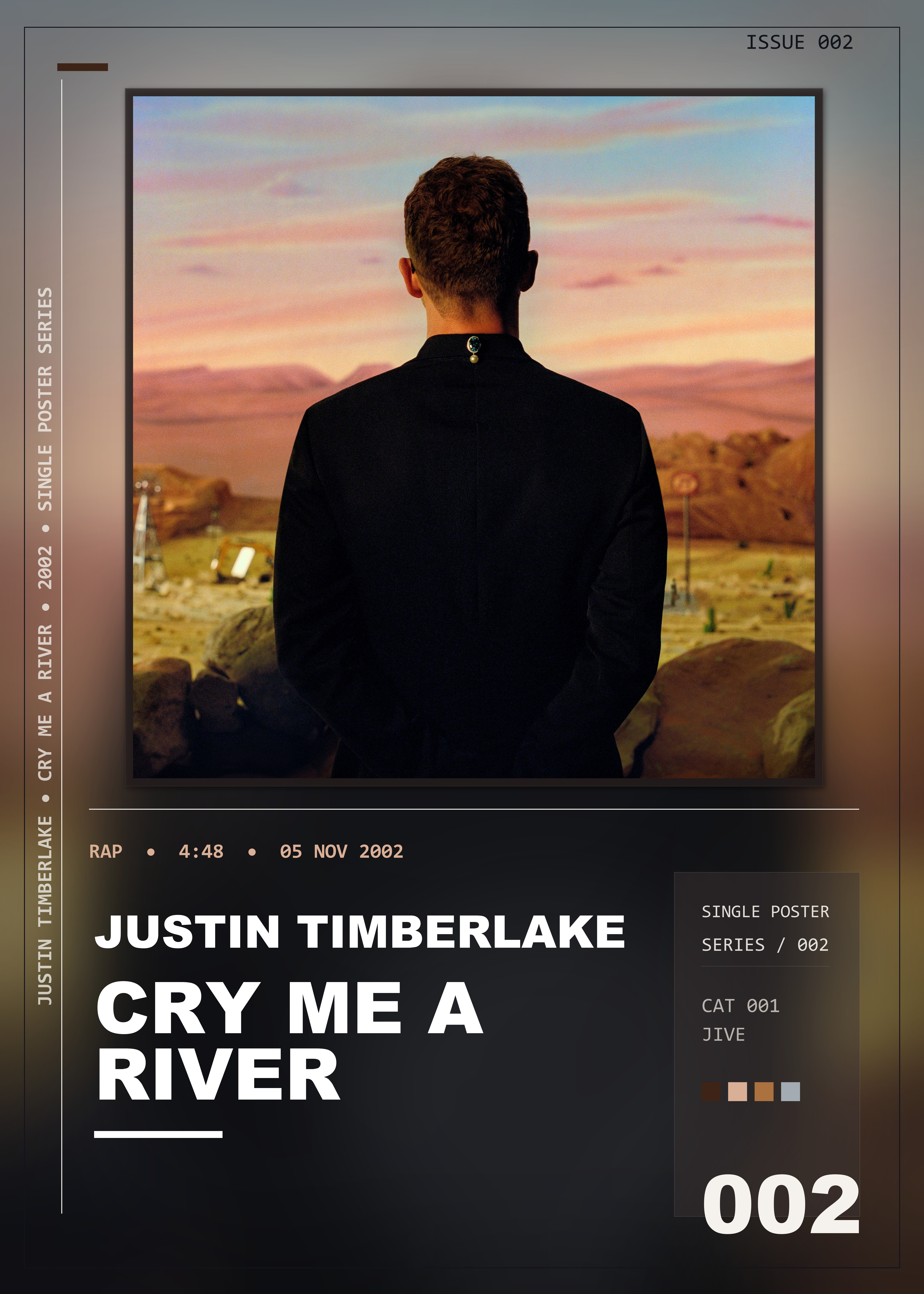 Music poster: Justin Timberlake - Cry Me a River
