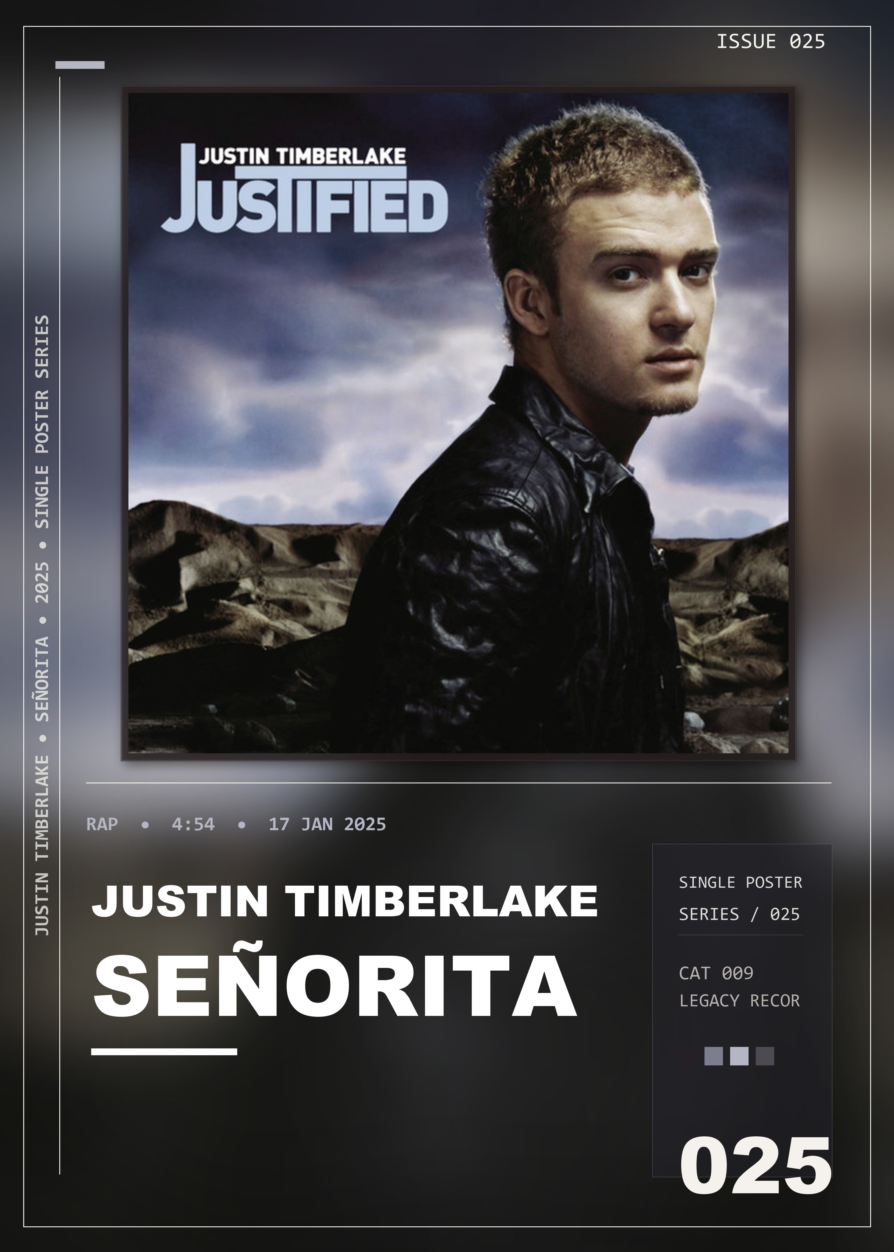 Music poster: Justin Timberlake - Señorita