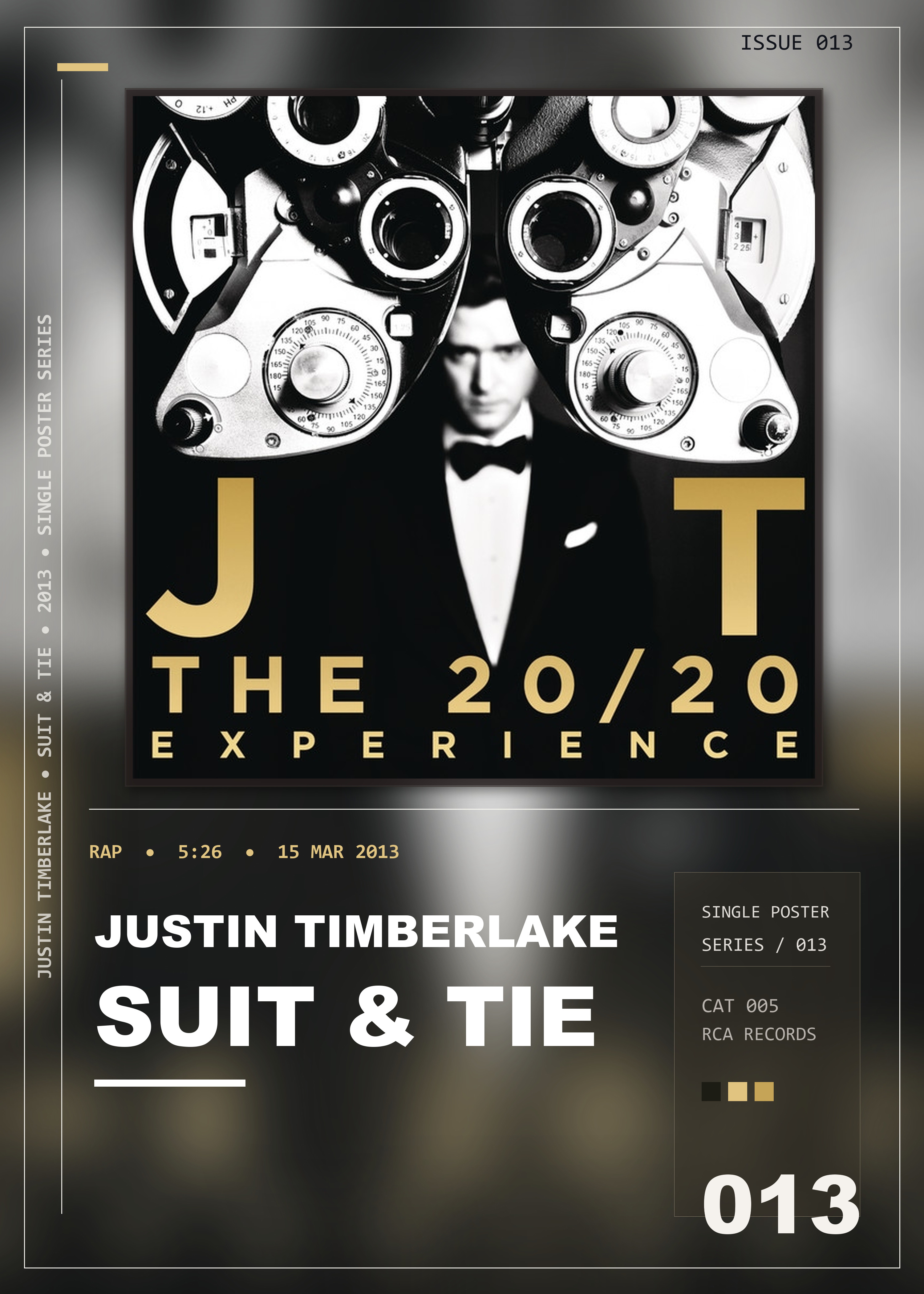 Music poster: Justin Timberlake - Suit Tie