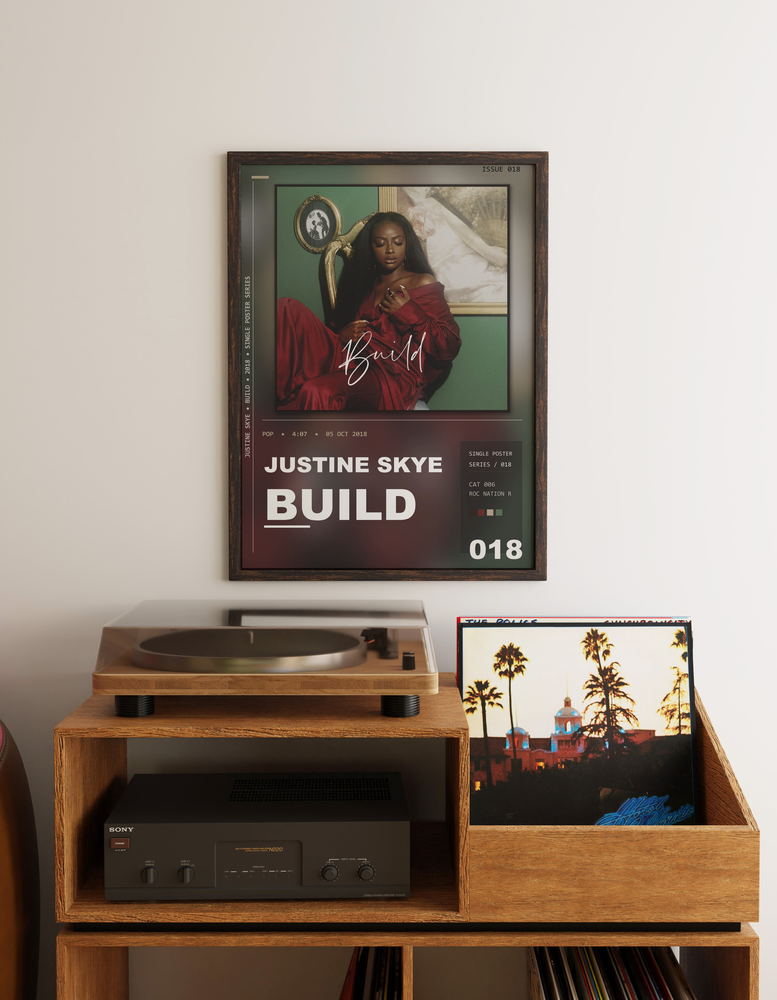 Music poster: Justine Skye - Build