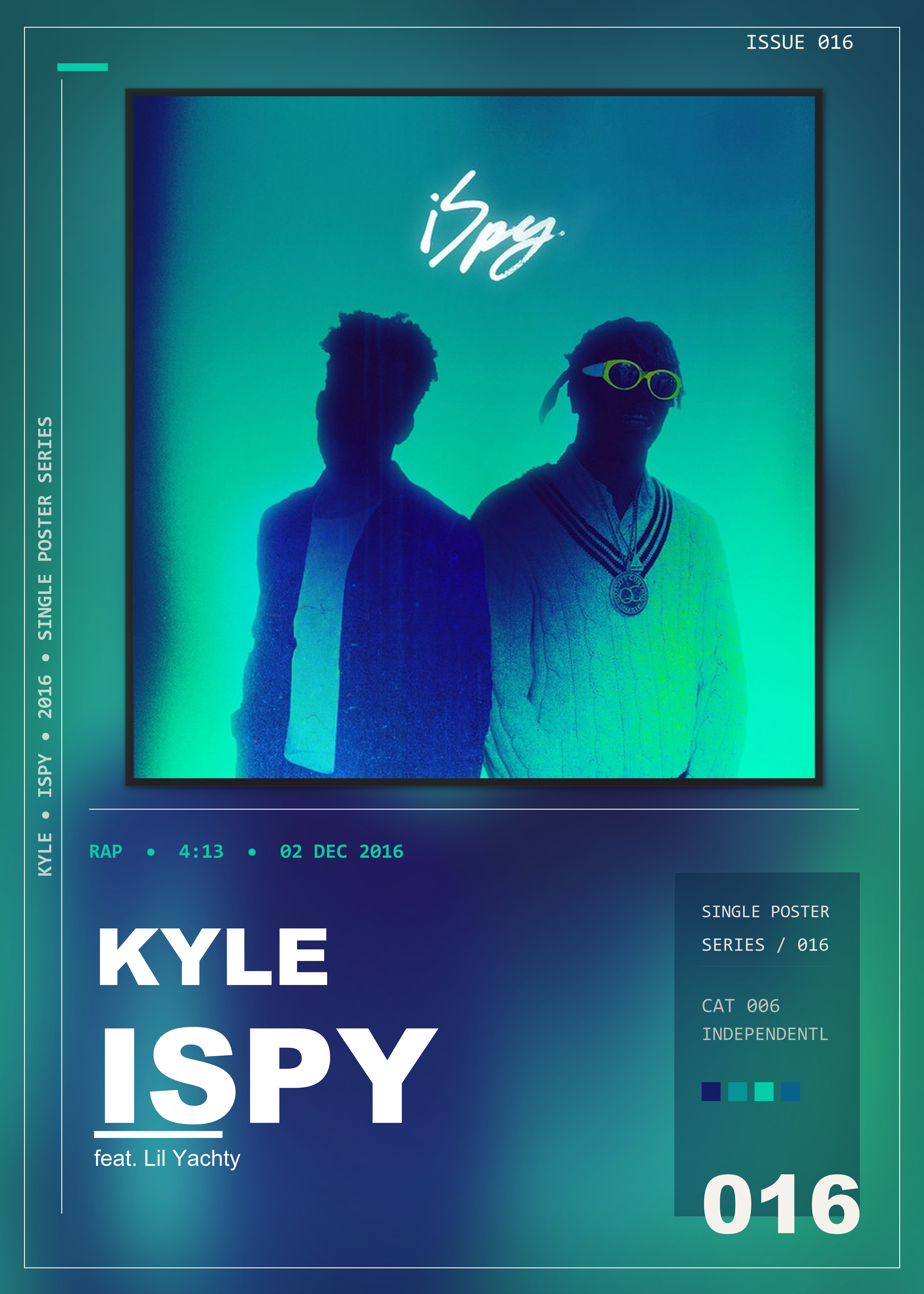 Music poster: KYLE - iSpy feat Lil Yachty