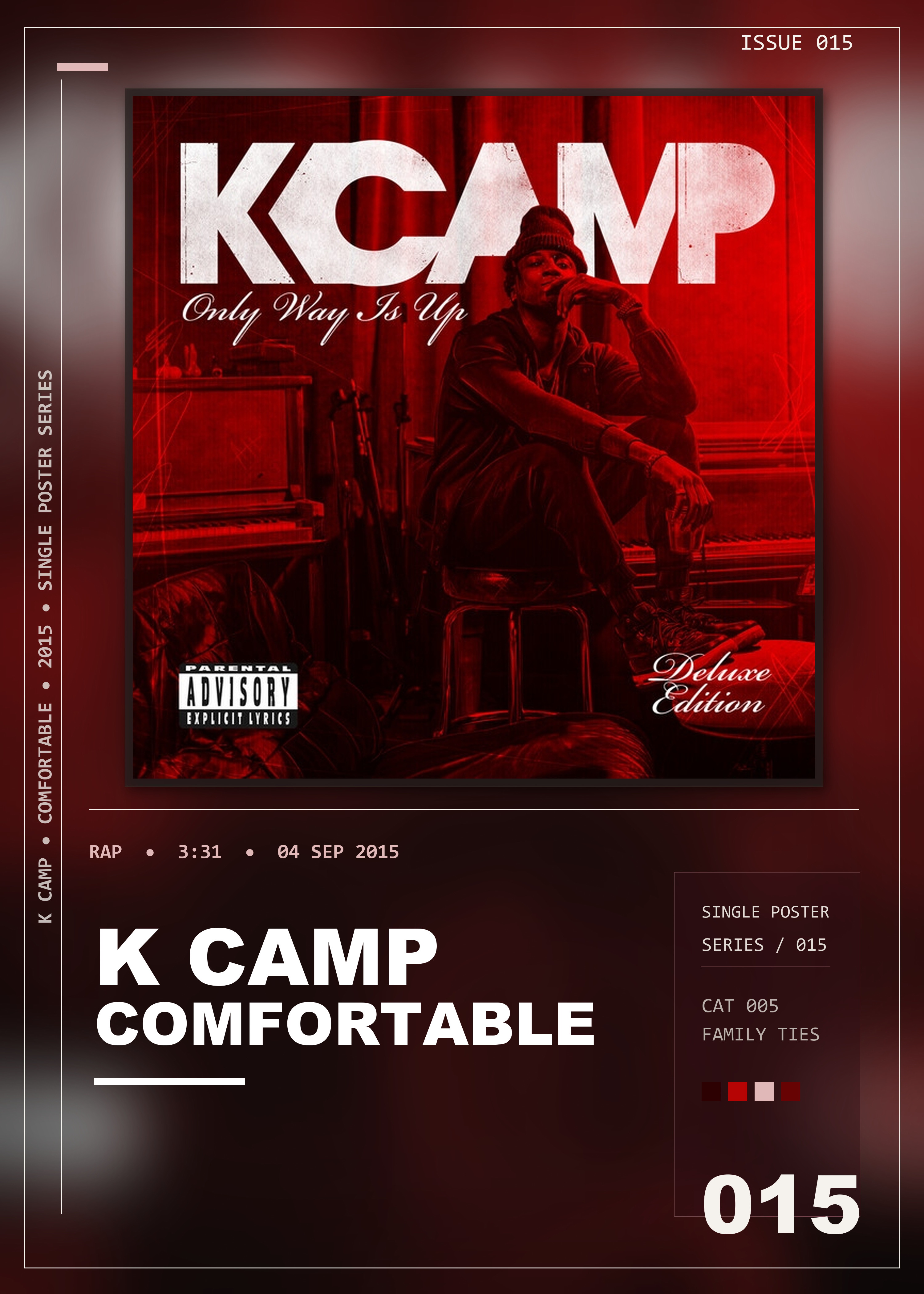 Music poster: K CAMP - Comfortable