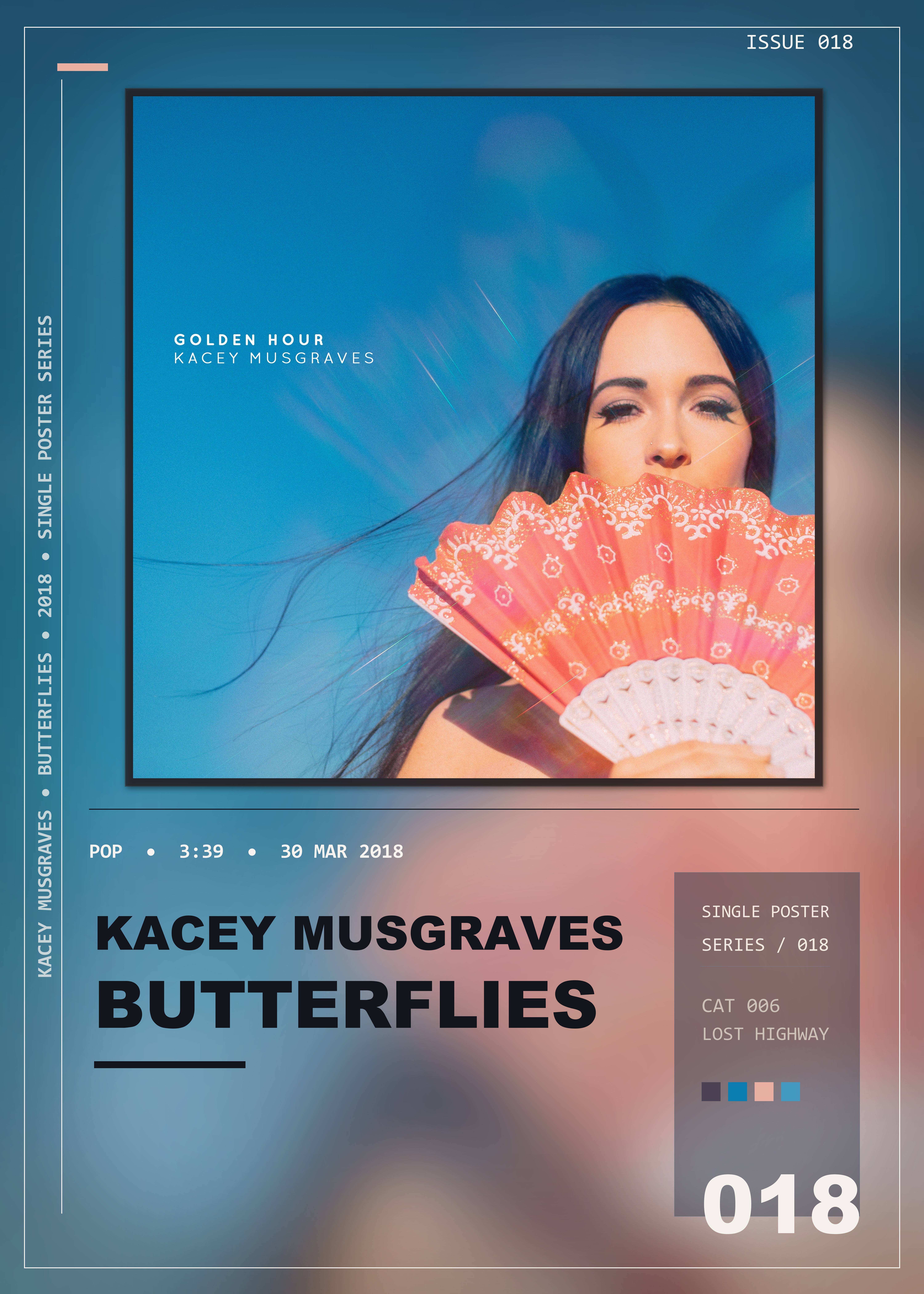 Music poster: Kacey Musgraves - Butterflies
