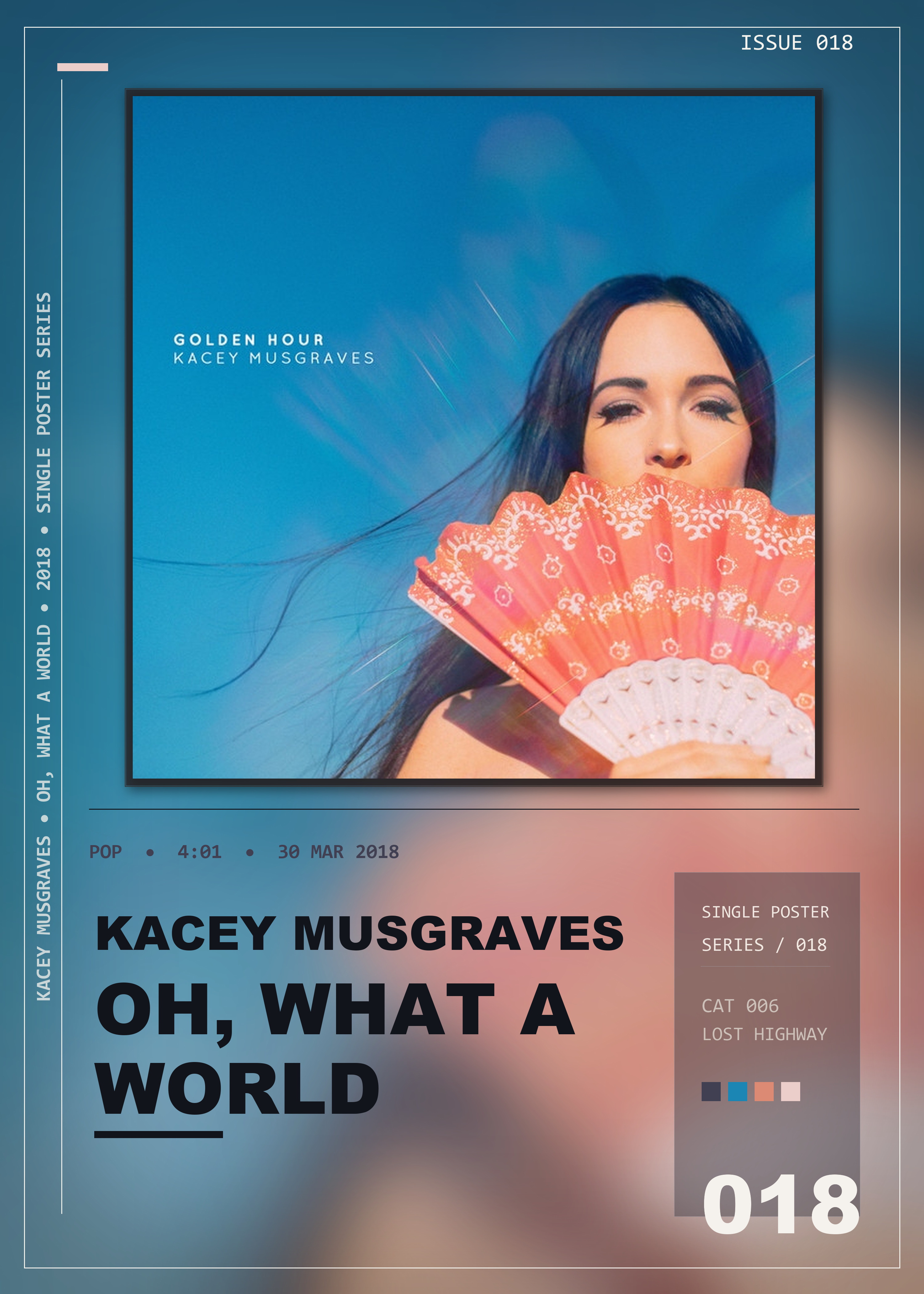 Music poster: Kacey Musgraves - Oh What A World