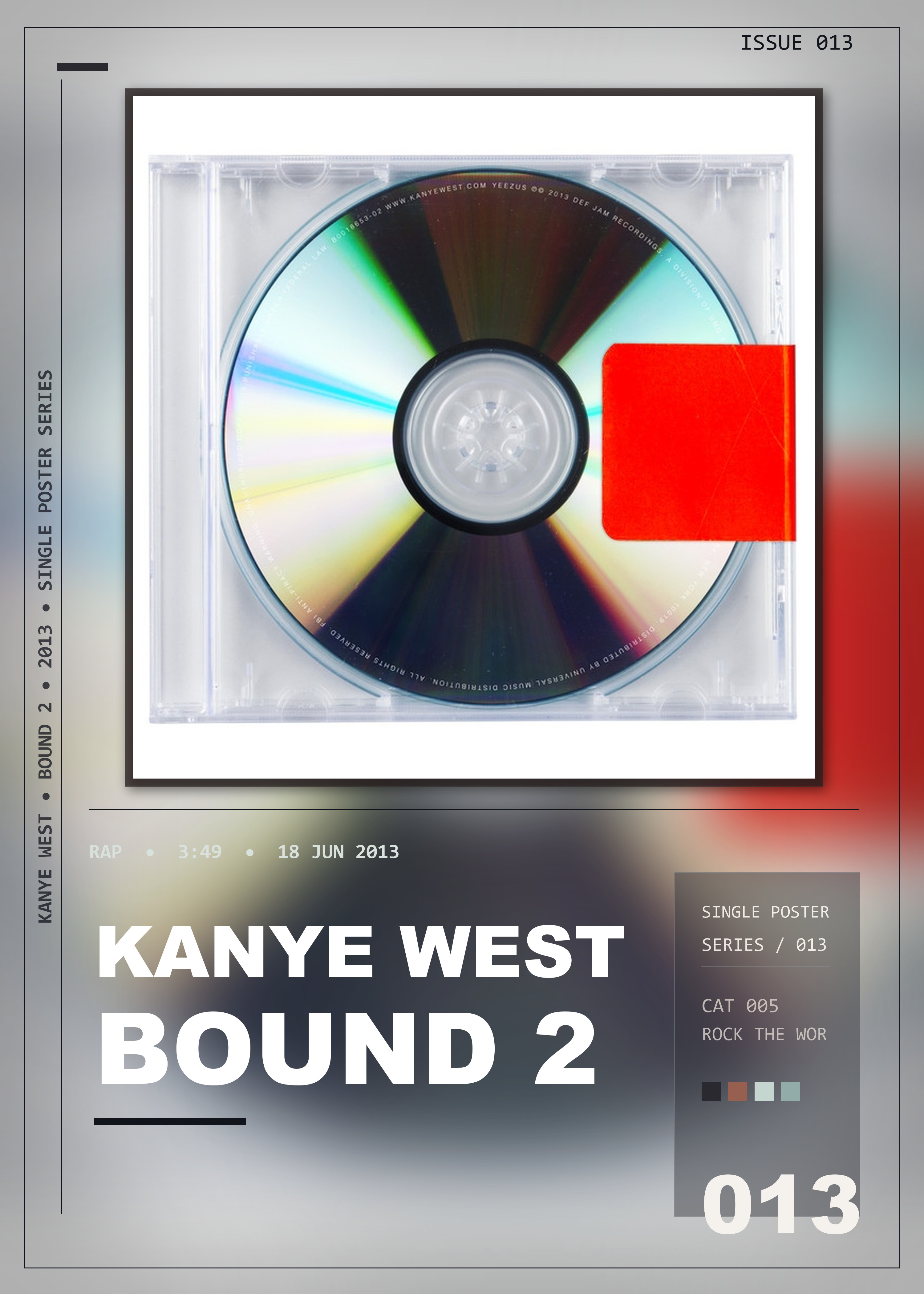 Music poster: Kanye West - Bound 2