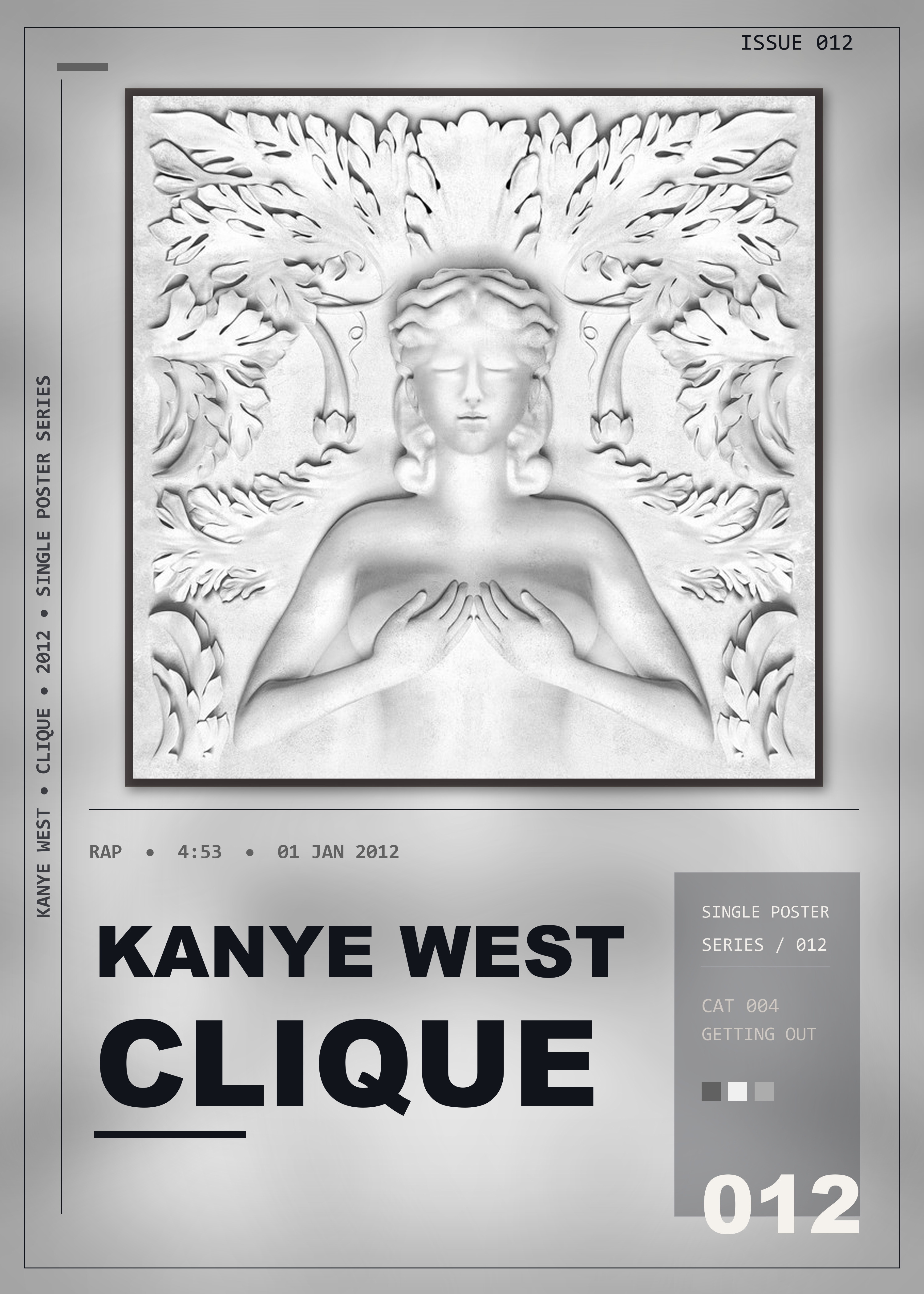 Music poster: Kanye West - Clique