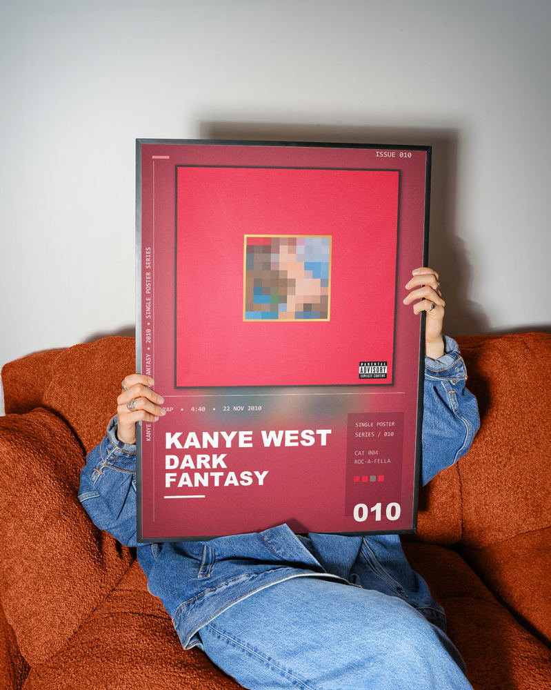 Music poster: Kanye West - Dark Fantasy