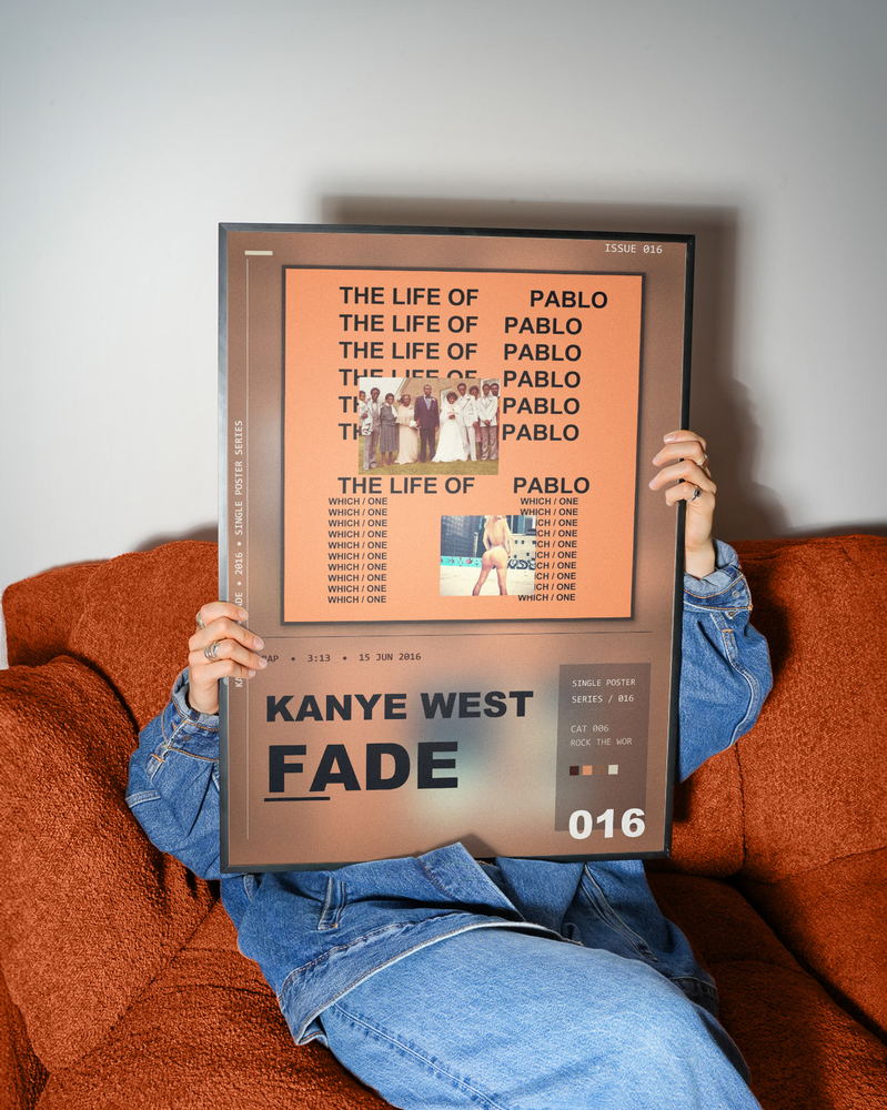 Music poster: Kanye West - Fade