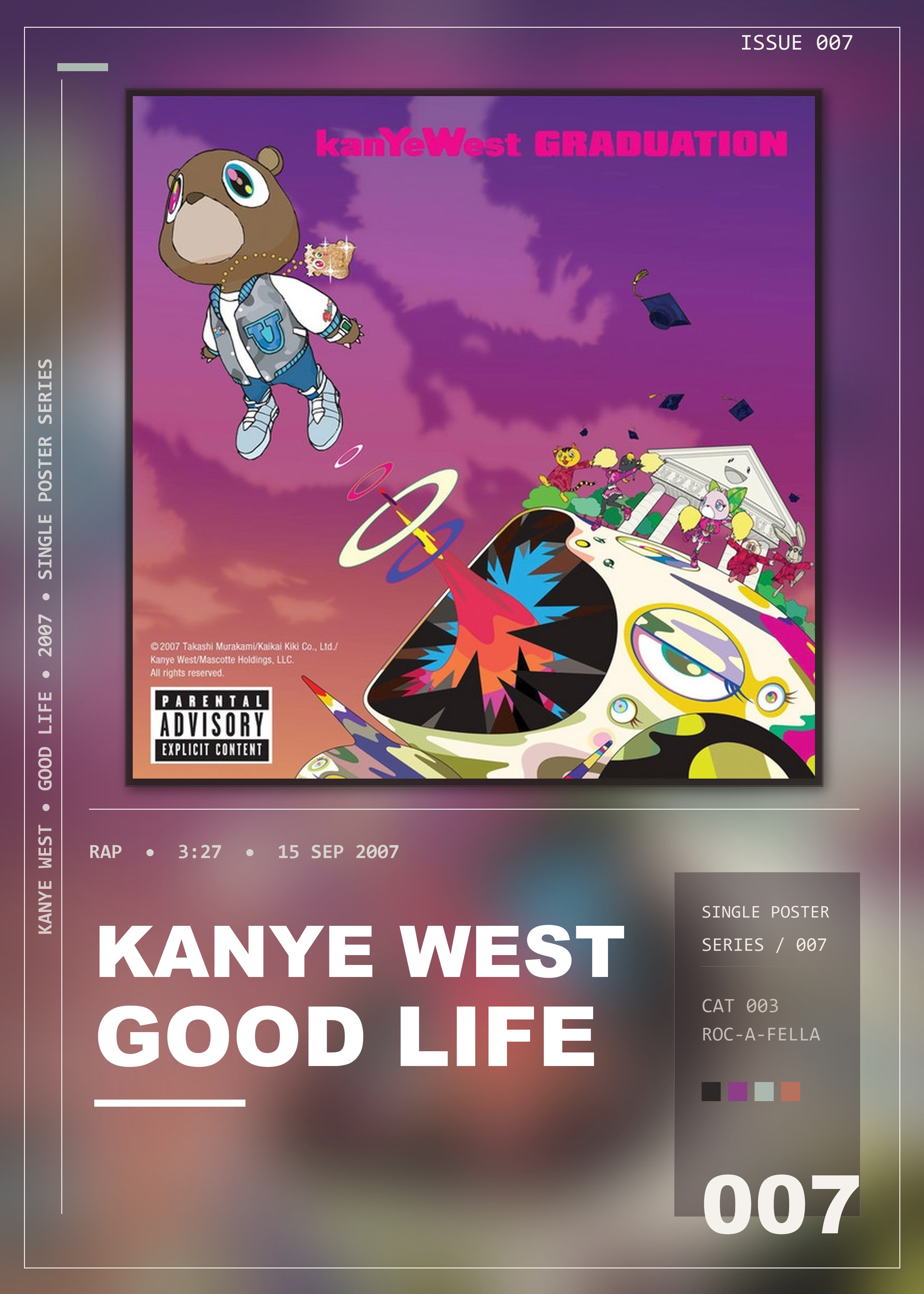 Music poster: Kanye West - Good Life