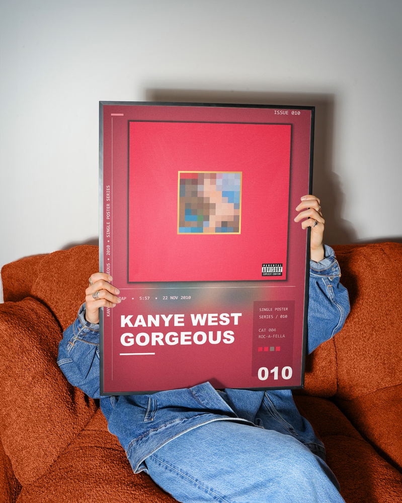 Music poster: Kanye West - Gorgeous