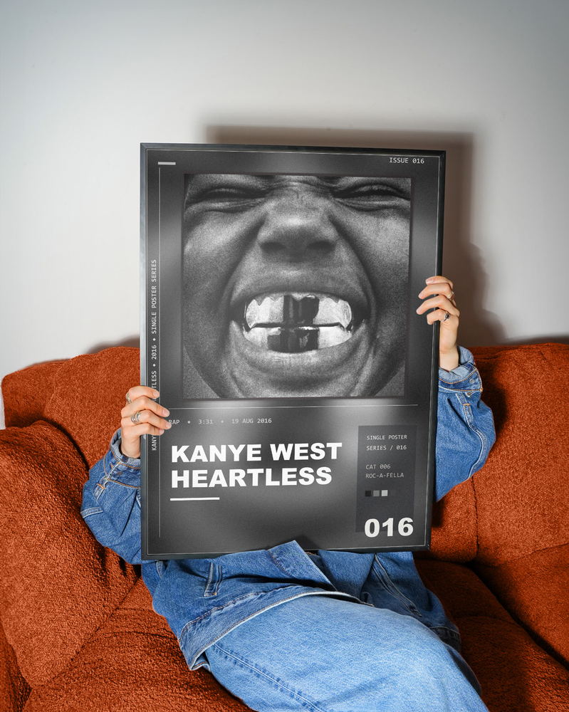 Music poster: Kanye West - Heartless