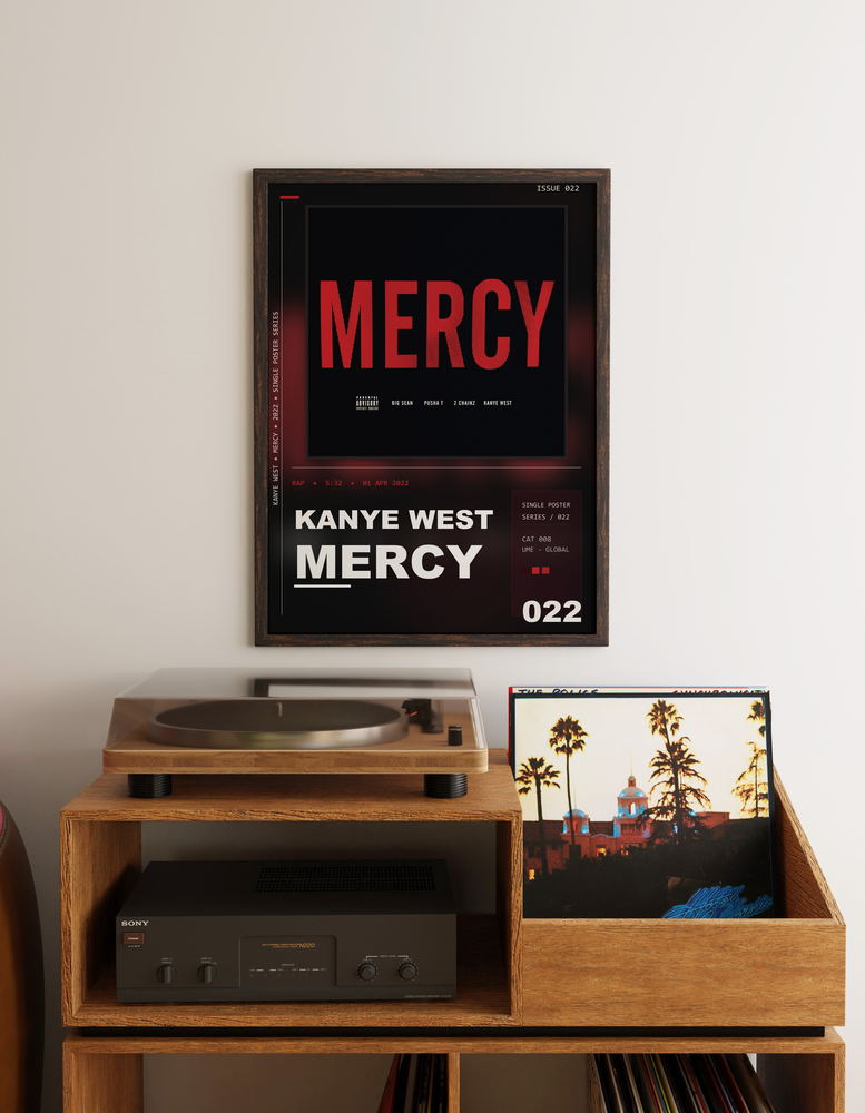 Music poster: Kanye West - Mercy