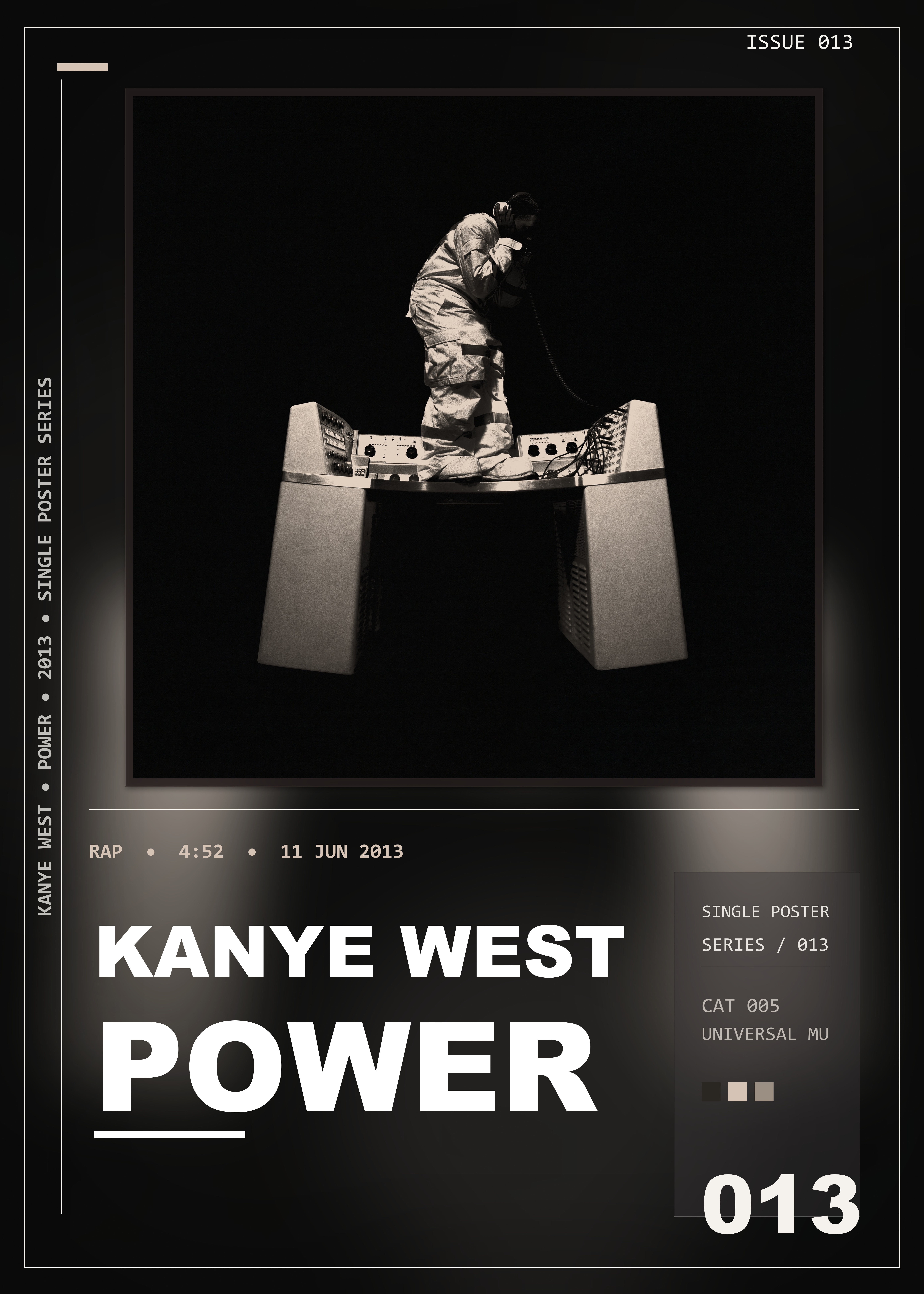 Music poster: Kanye West - POWER