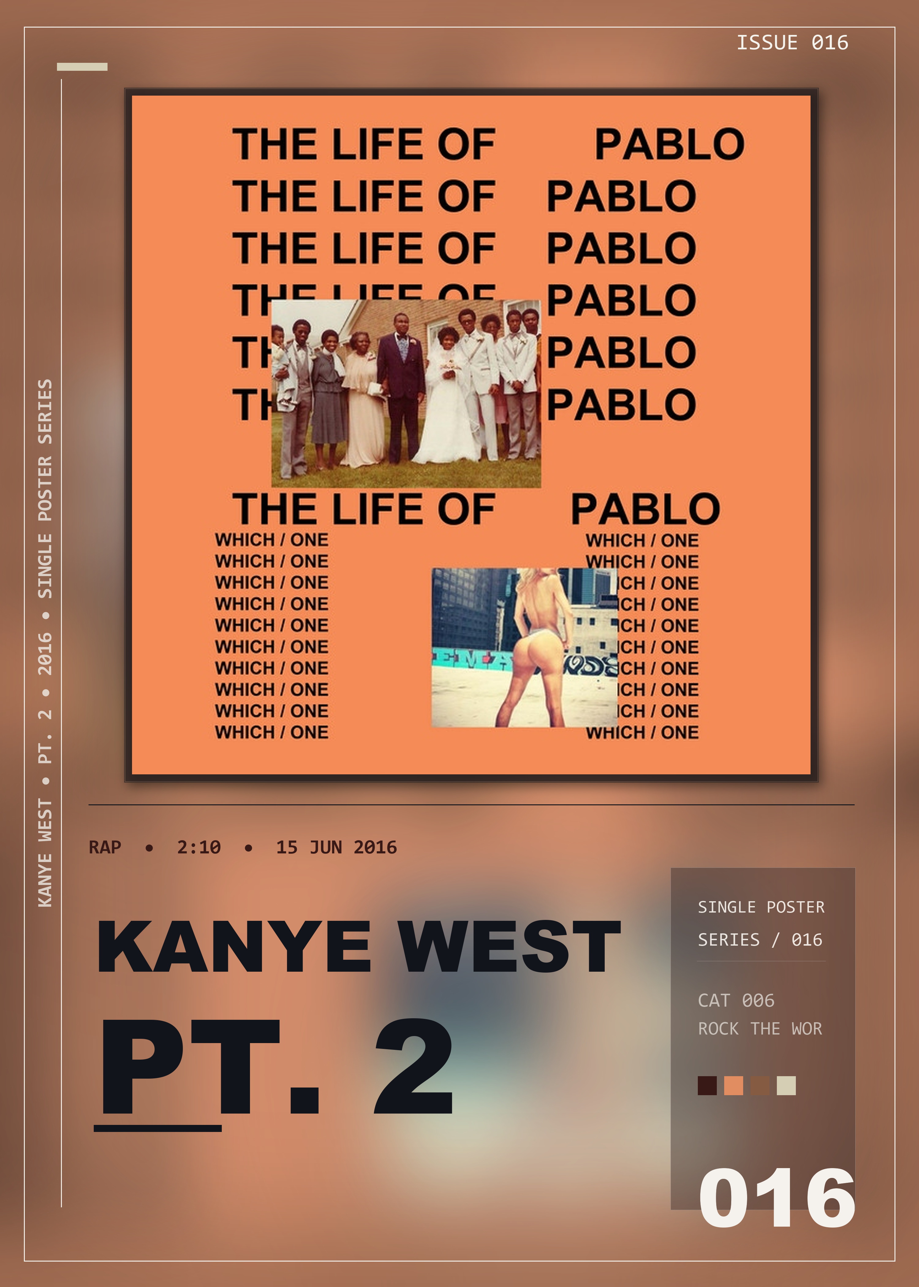 Music poster: Kanye West - Pt 2