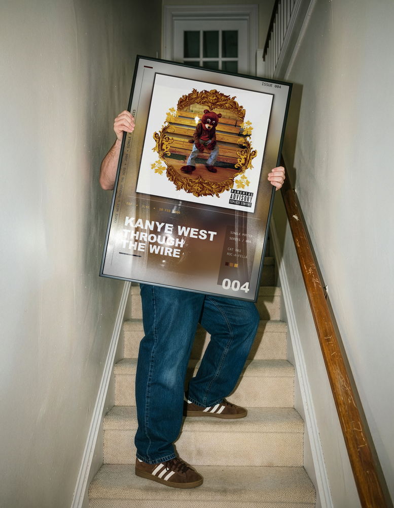 Music poster: Kanye West - Through The Wire