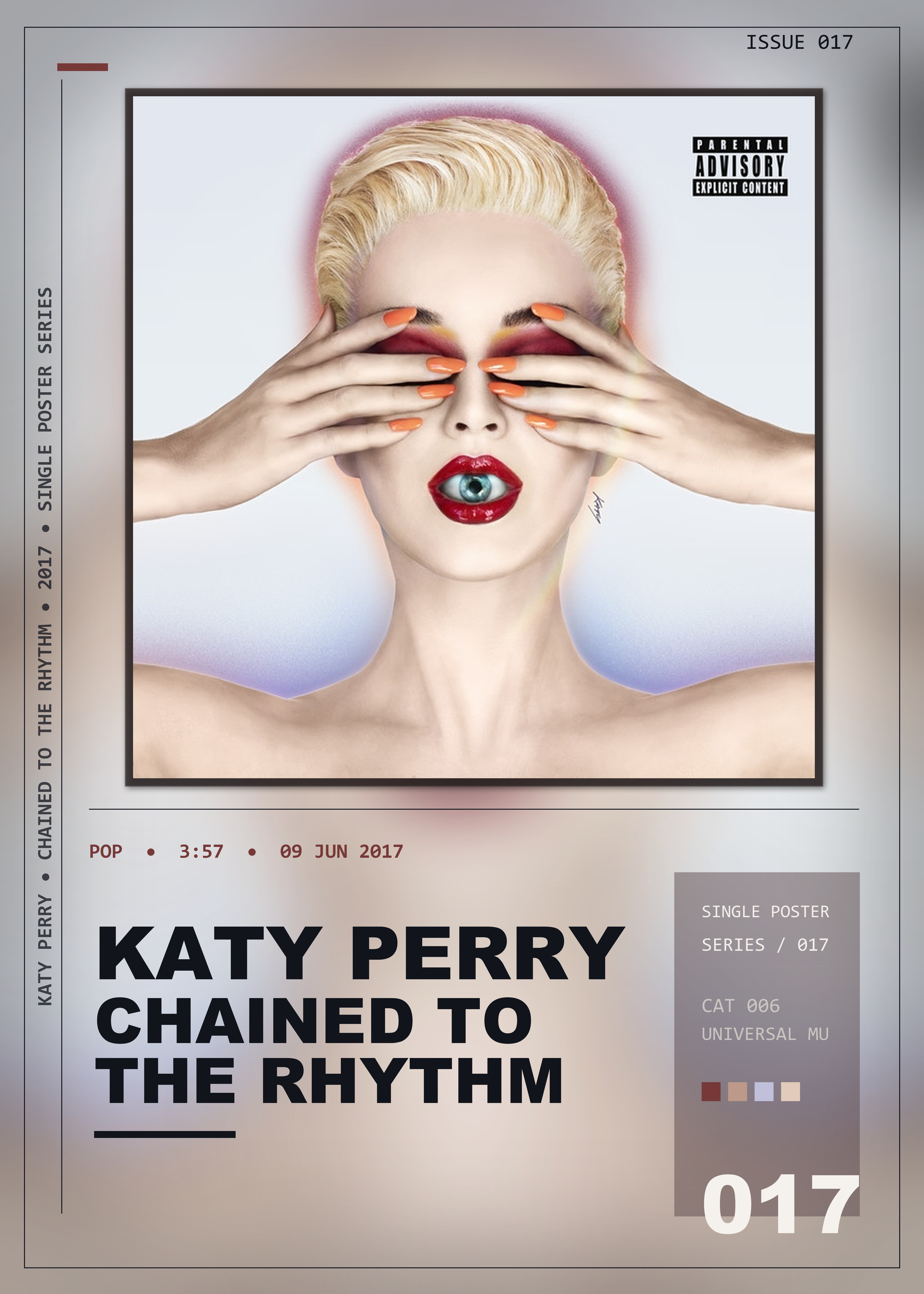 Music poster: Katy Perry - Chained To The Rhythm