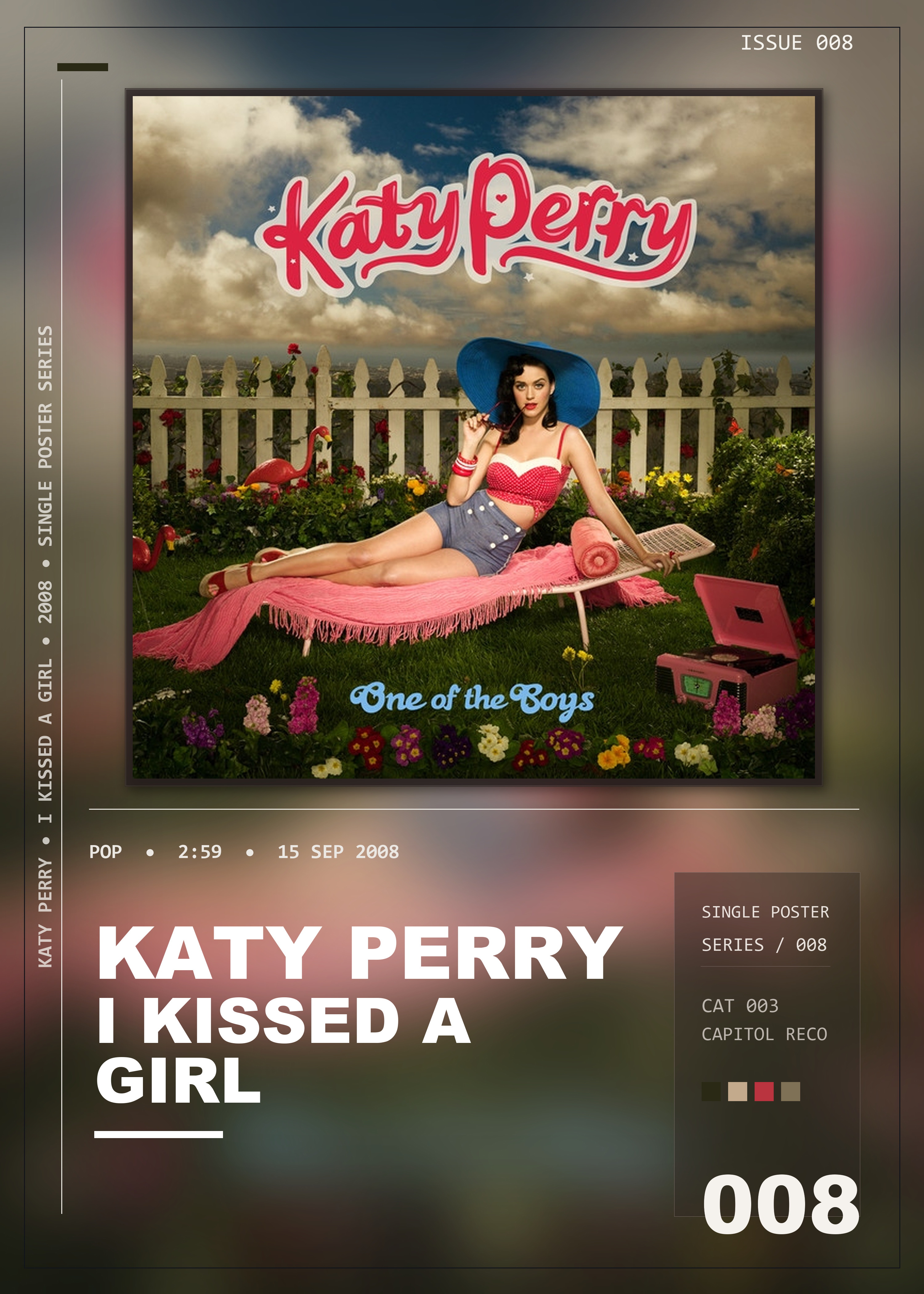 Music poster: Katy Perry - I Kissed A Girl