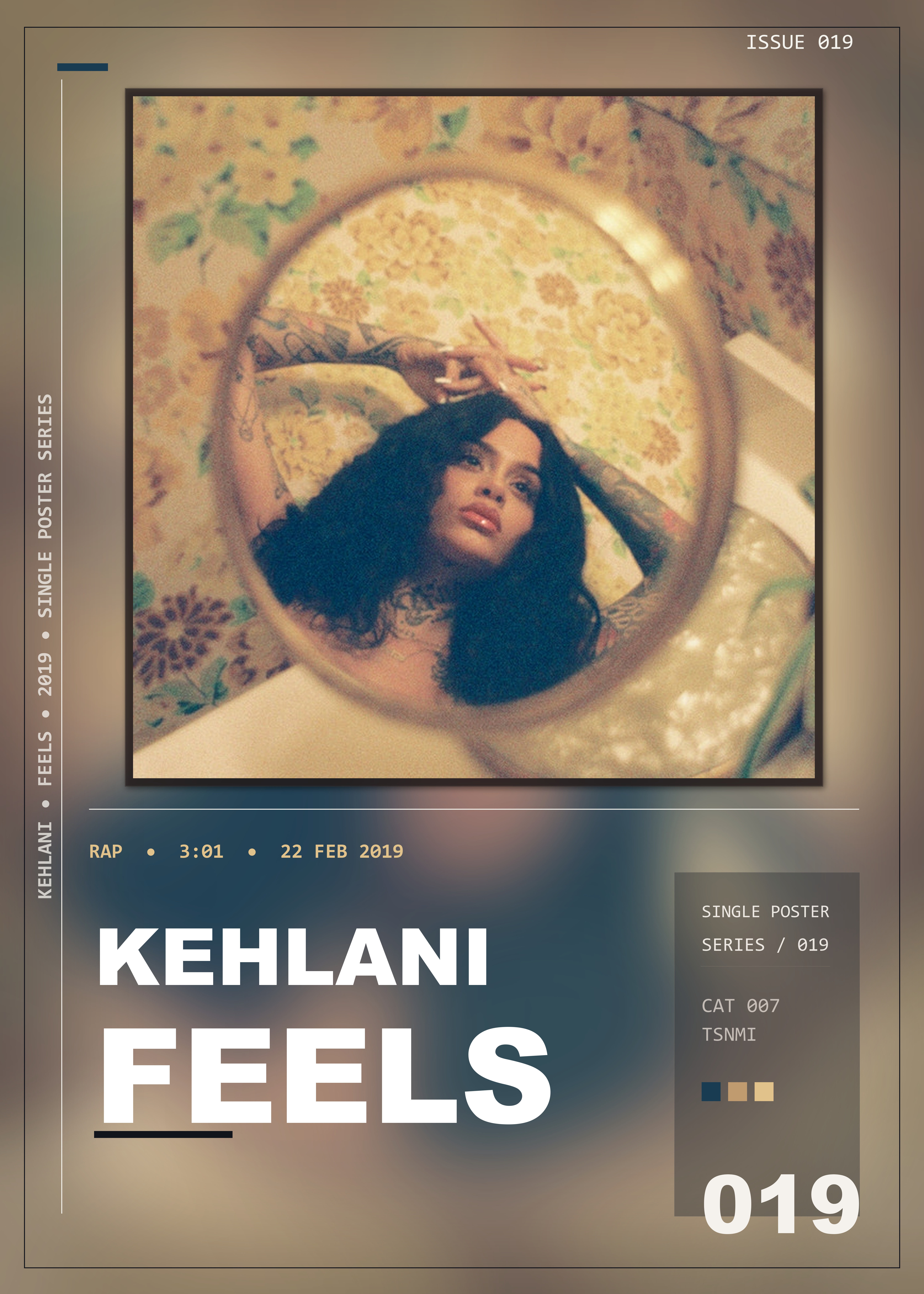 Music poster: Kehlani - Feels