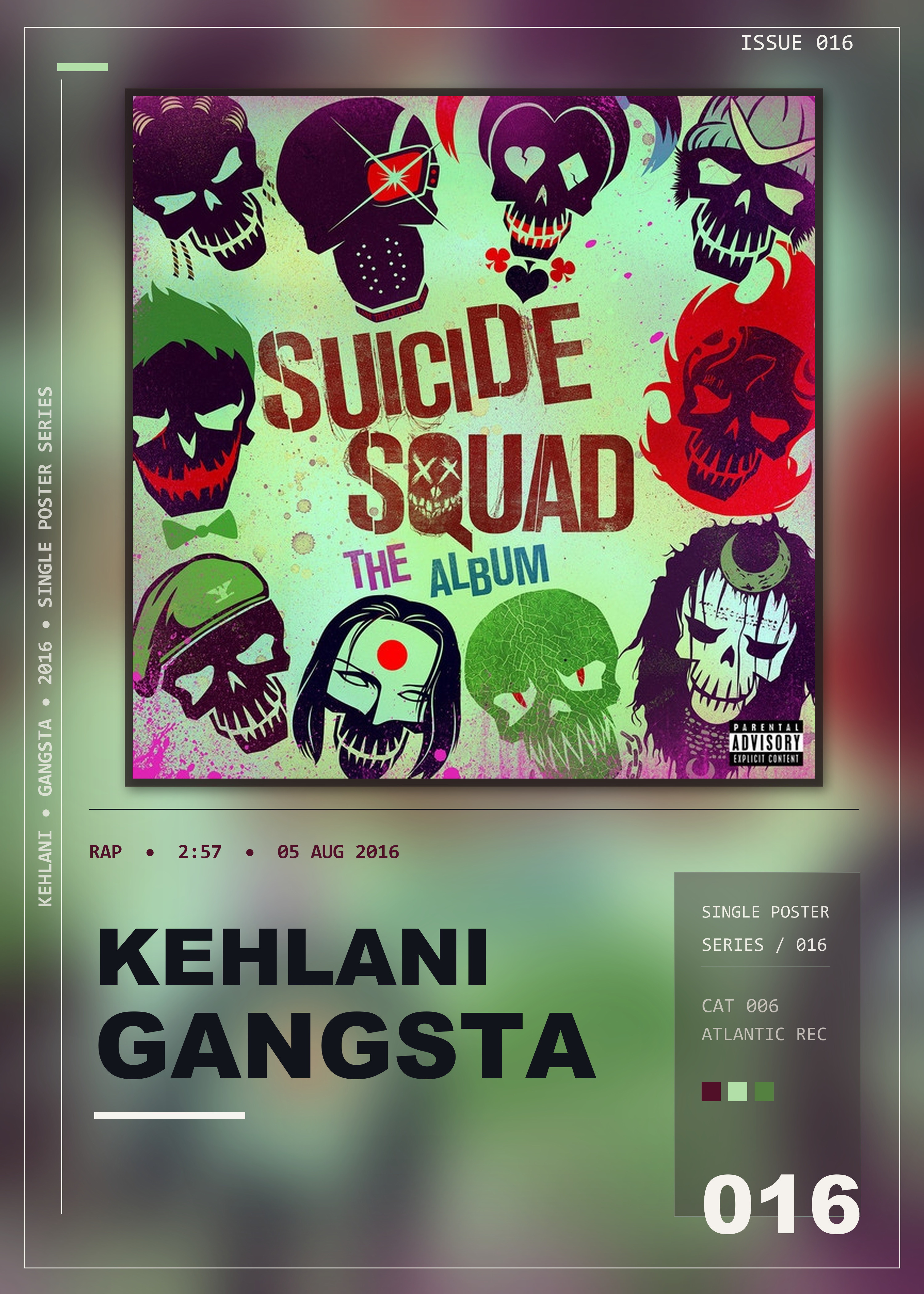 Music poster: Kehlani - Gangsta