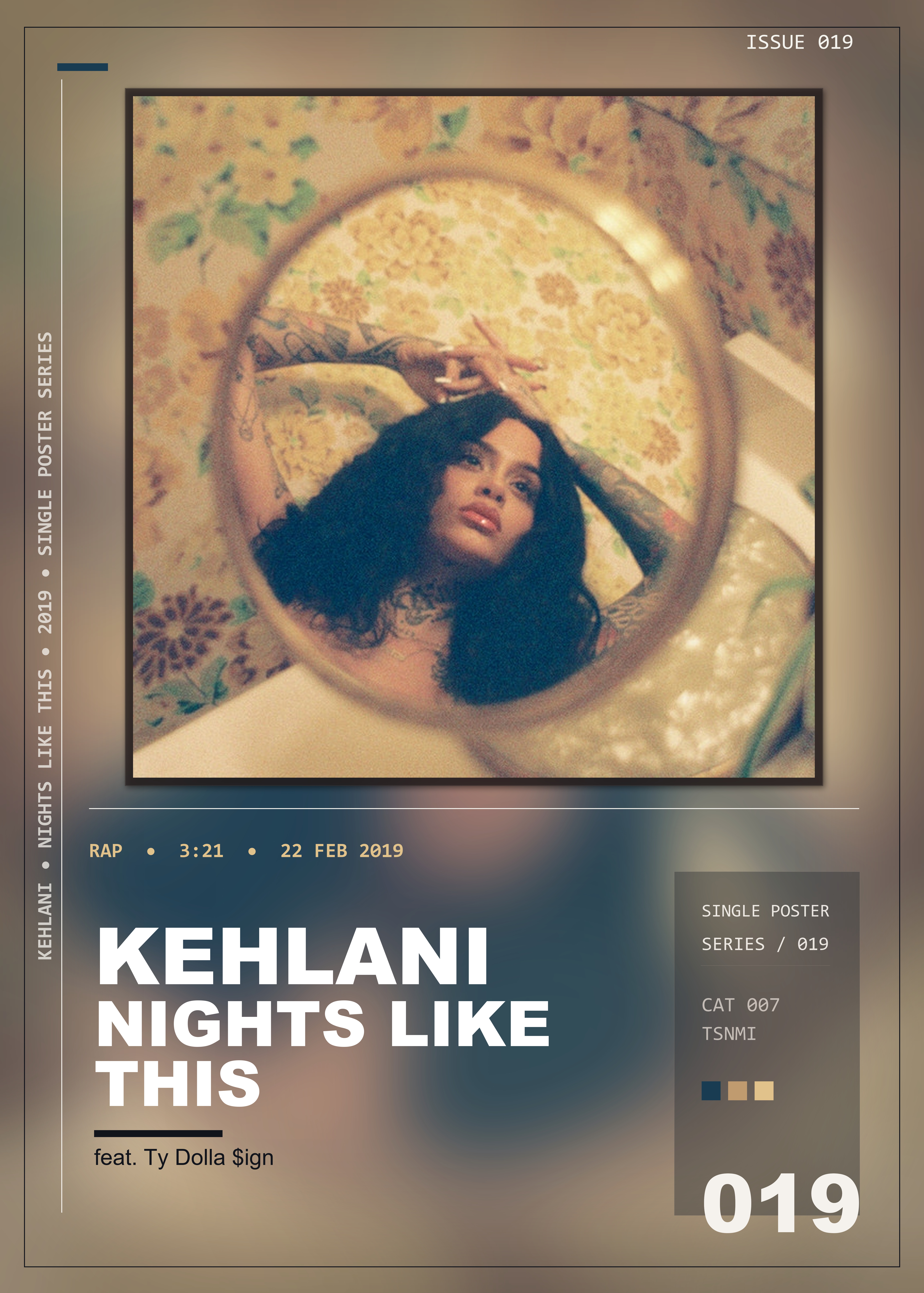 Music poster: Kehlani - Nights Like This feat Ty Dolla ign