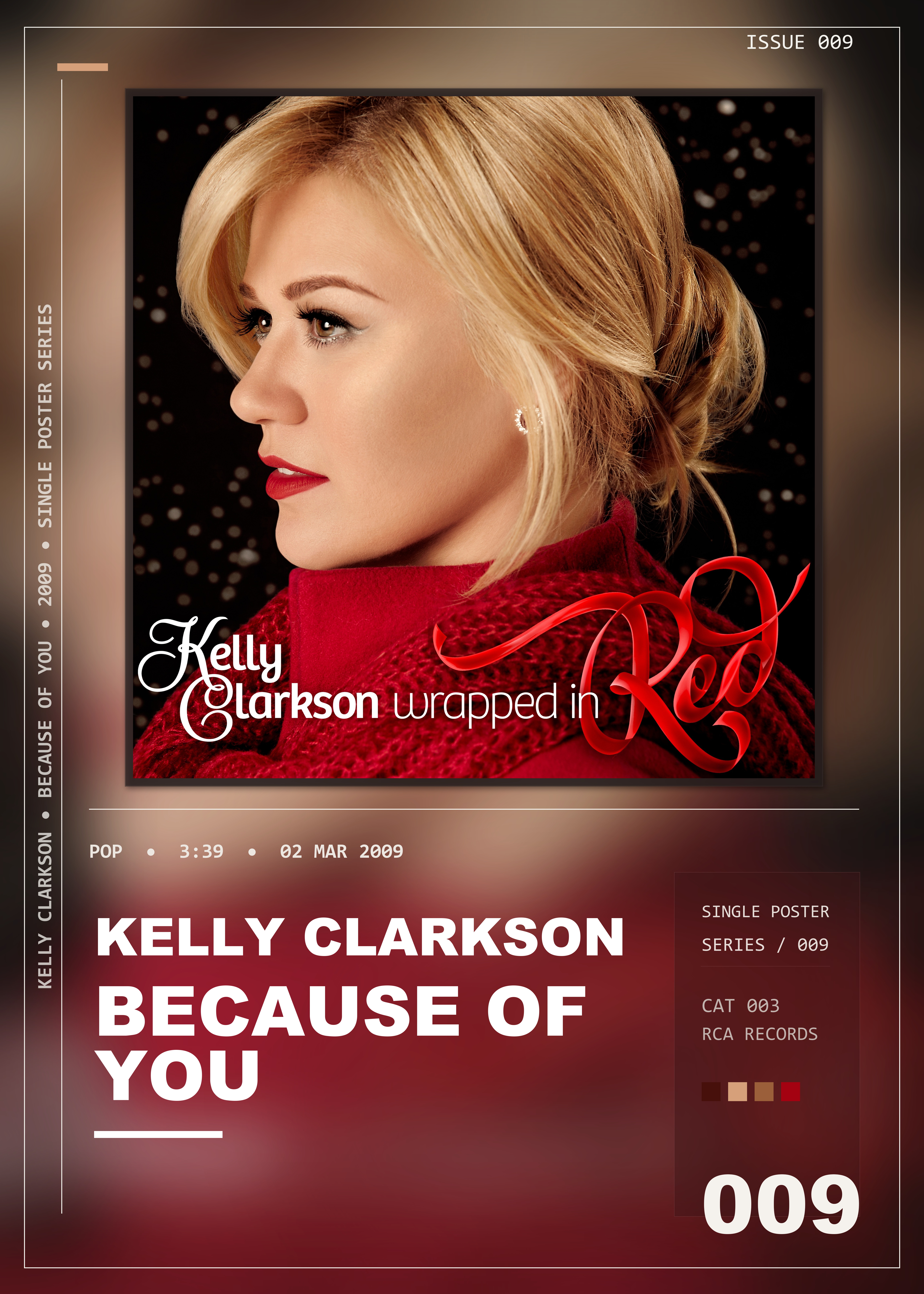 Music poster: Kelly Clarkson - Because of You