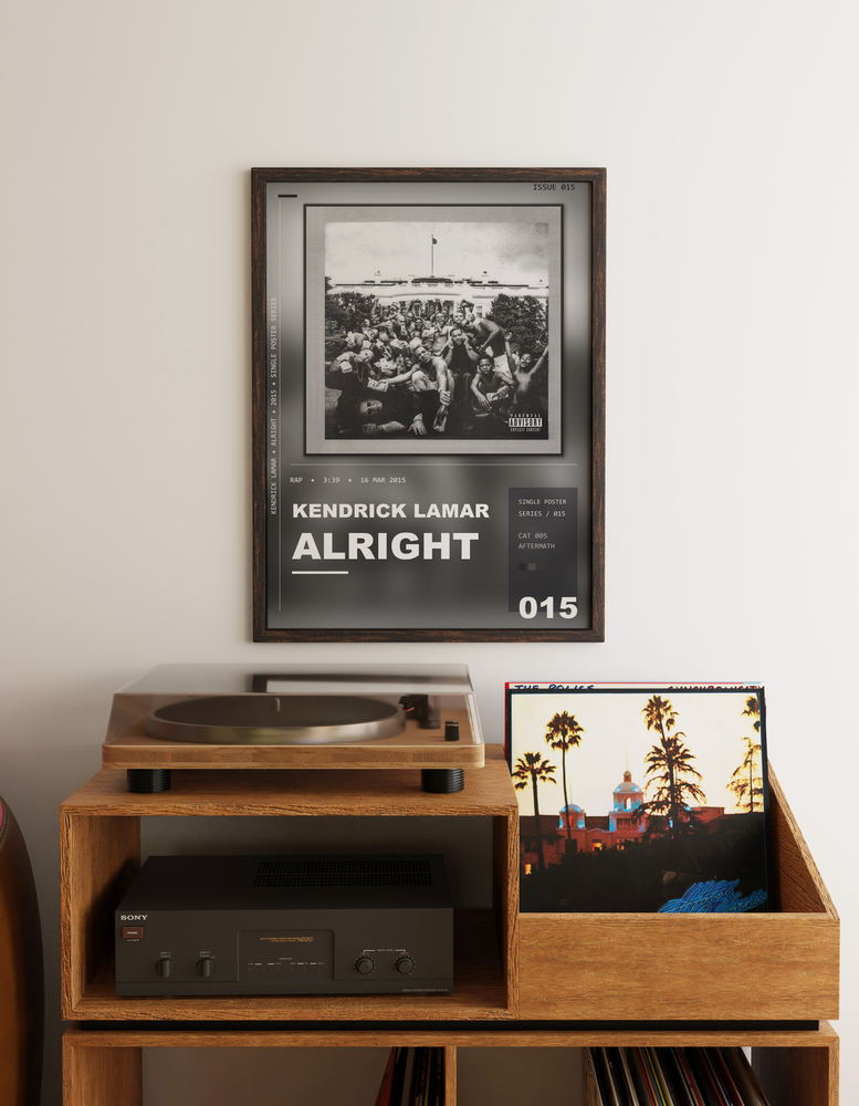 Music poster: Kendrick Lamar - Alright