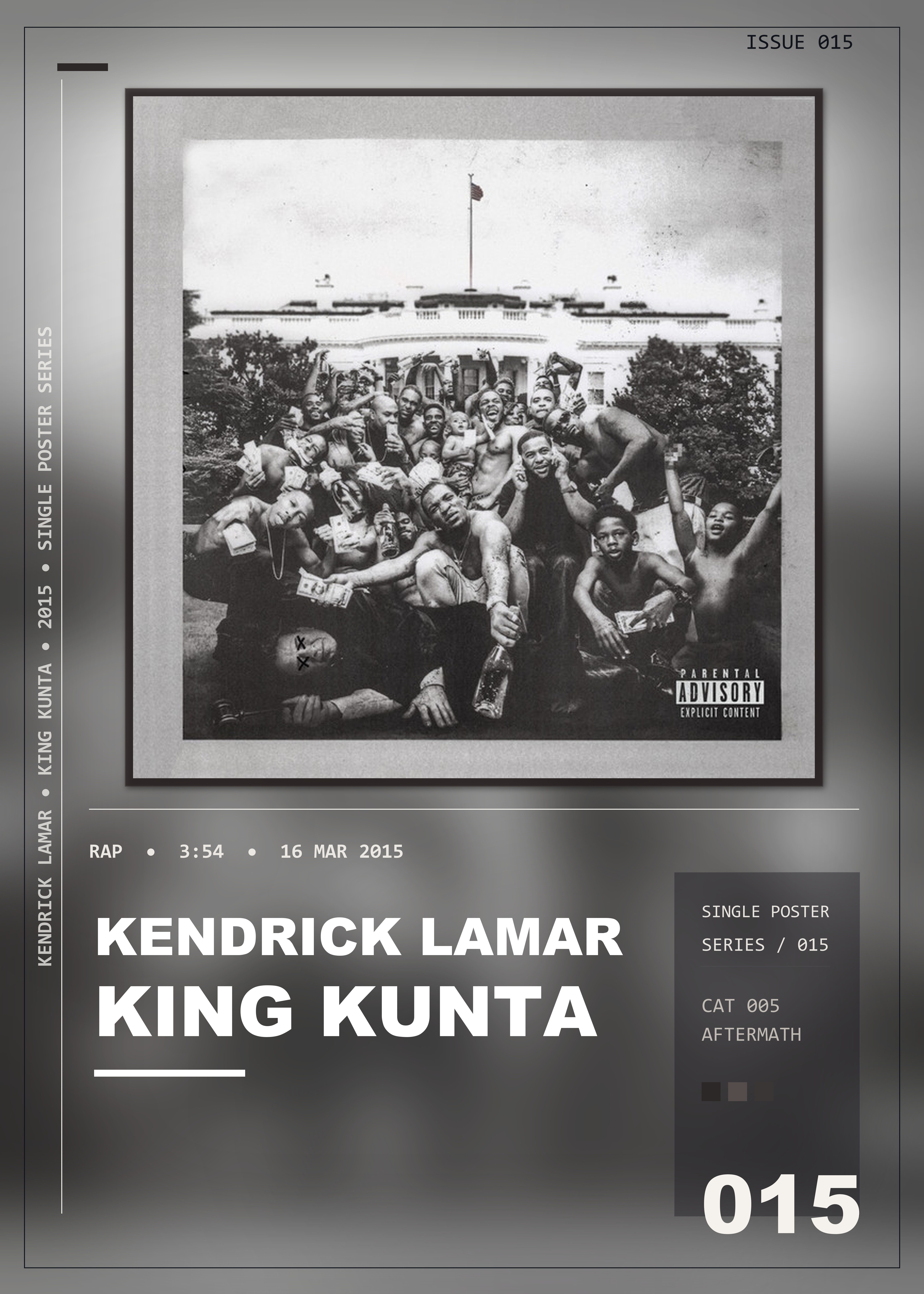 Music poster: Kendrick Lamar - King Kunta