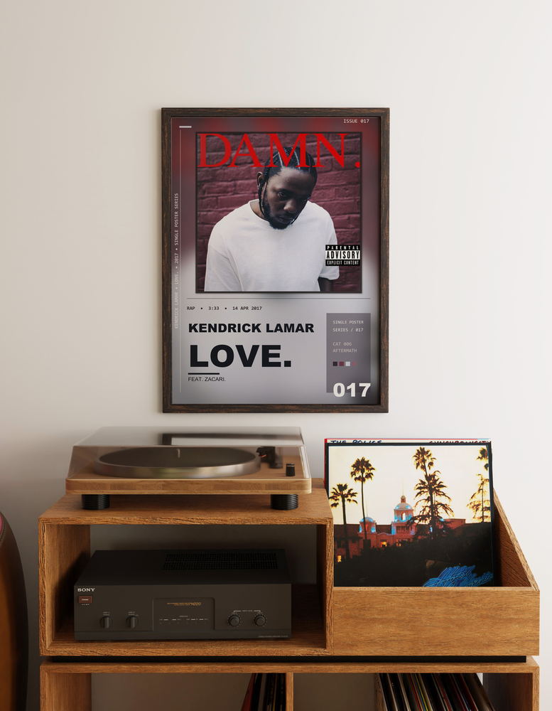 Music poster: Kendrick Lamar - LOVE FEAT ZACARI