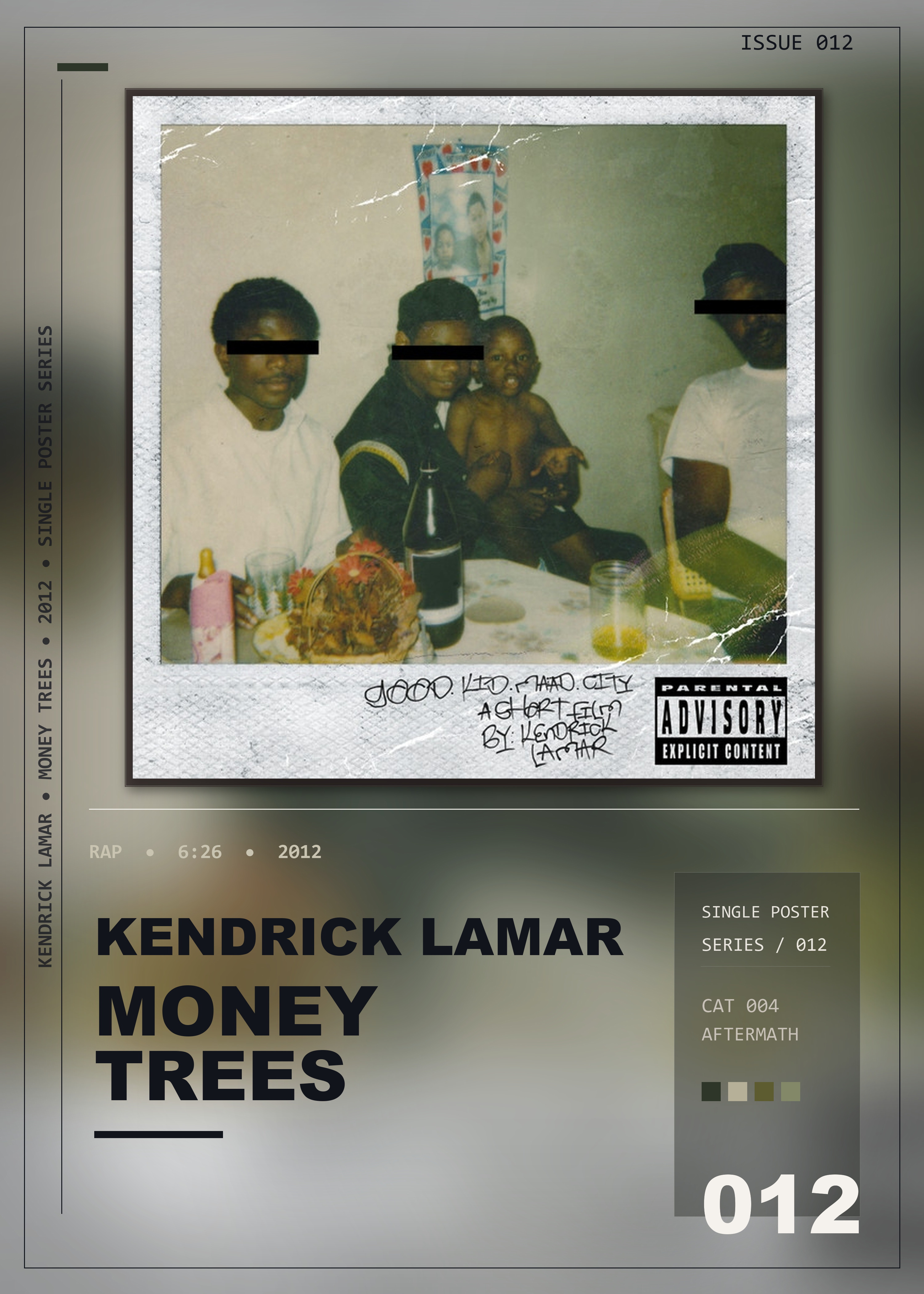 Music poster: Kendrick Lamar - Money Trees