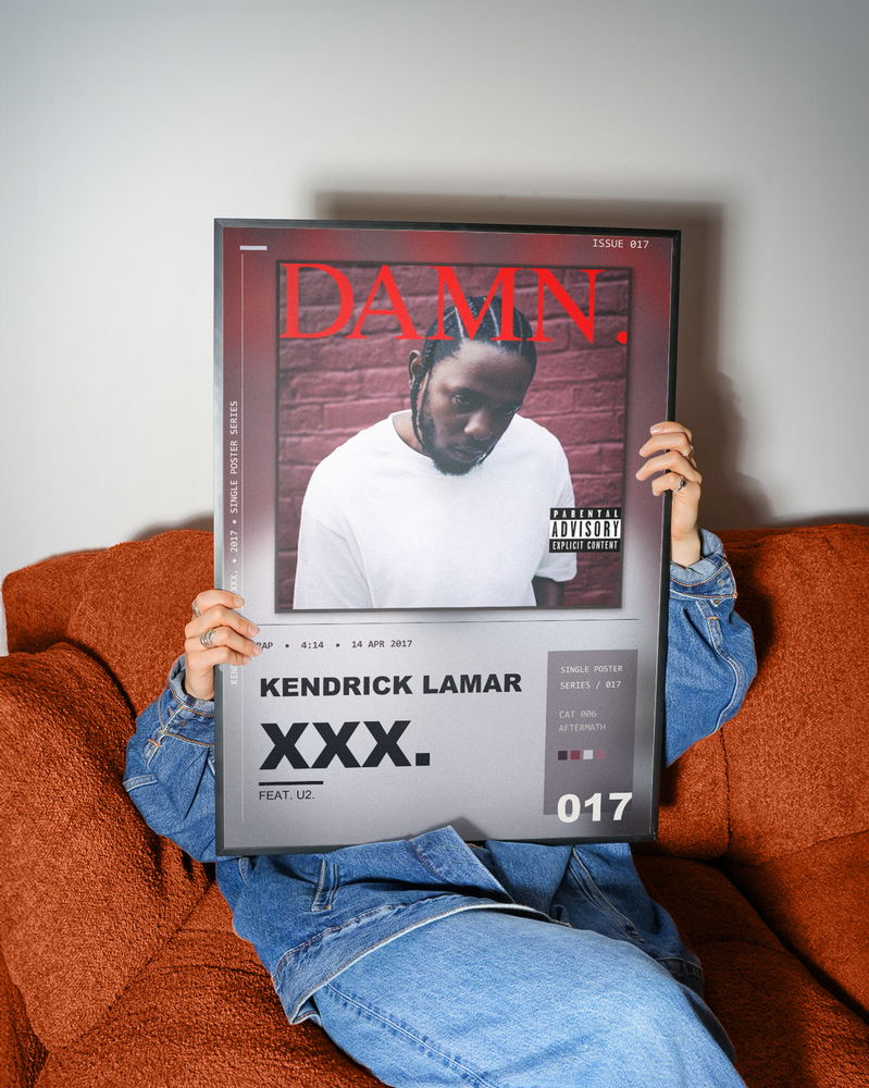 Music poster: Kendrick Lamar - XXX FEAT U2