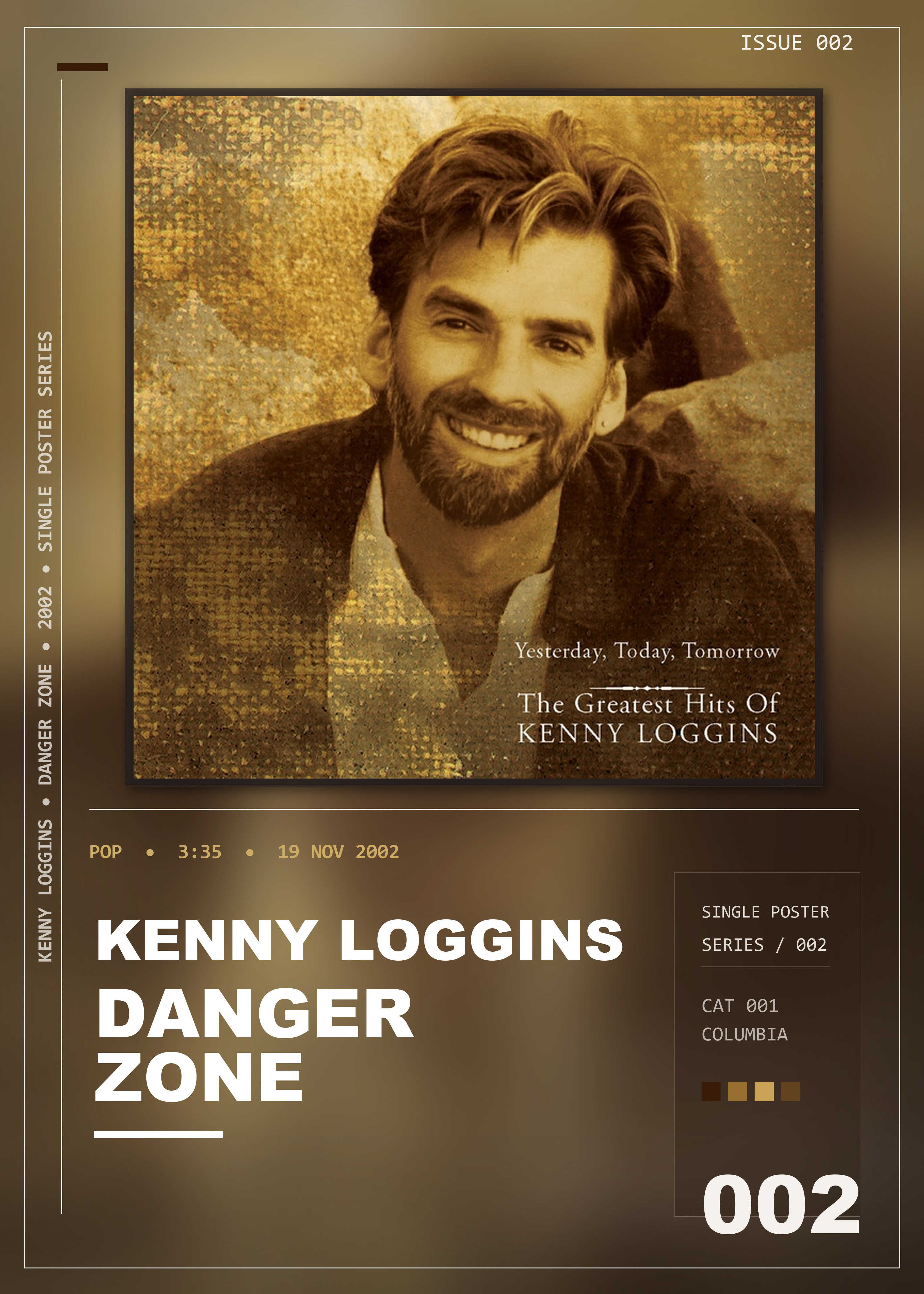 Music poster: Kenny Loggins - Danger Zone