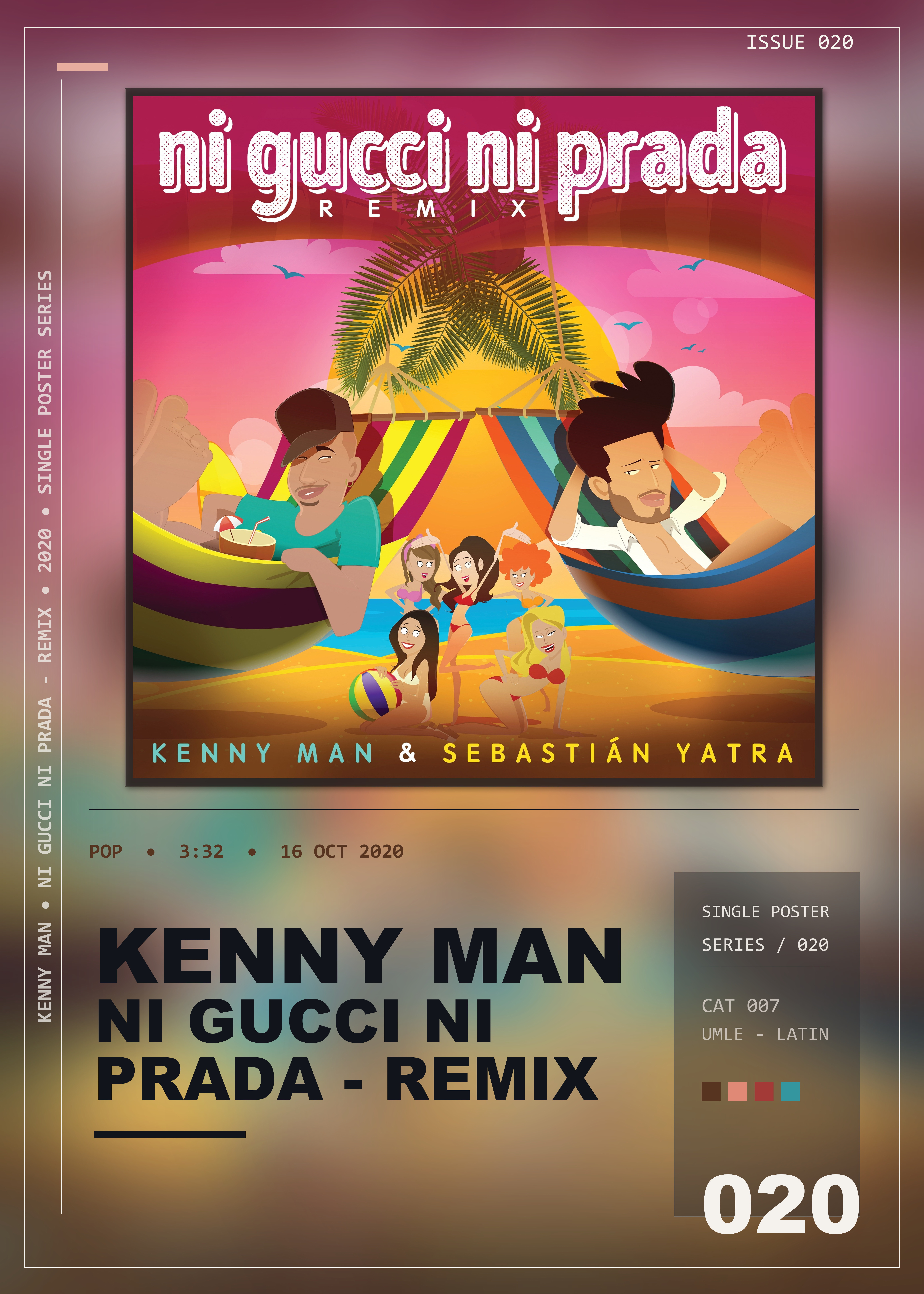 Music poster: Kenny Man - Ni Gucci Ni Prada - Remix