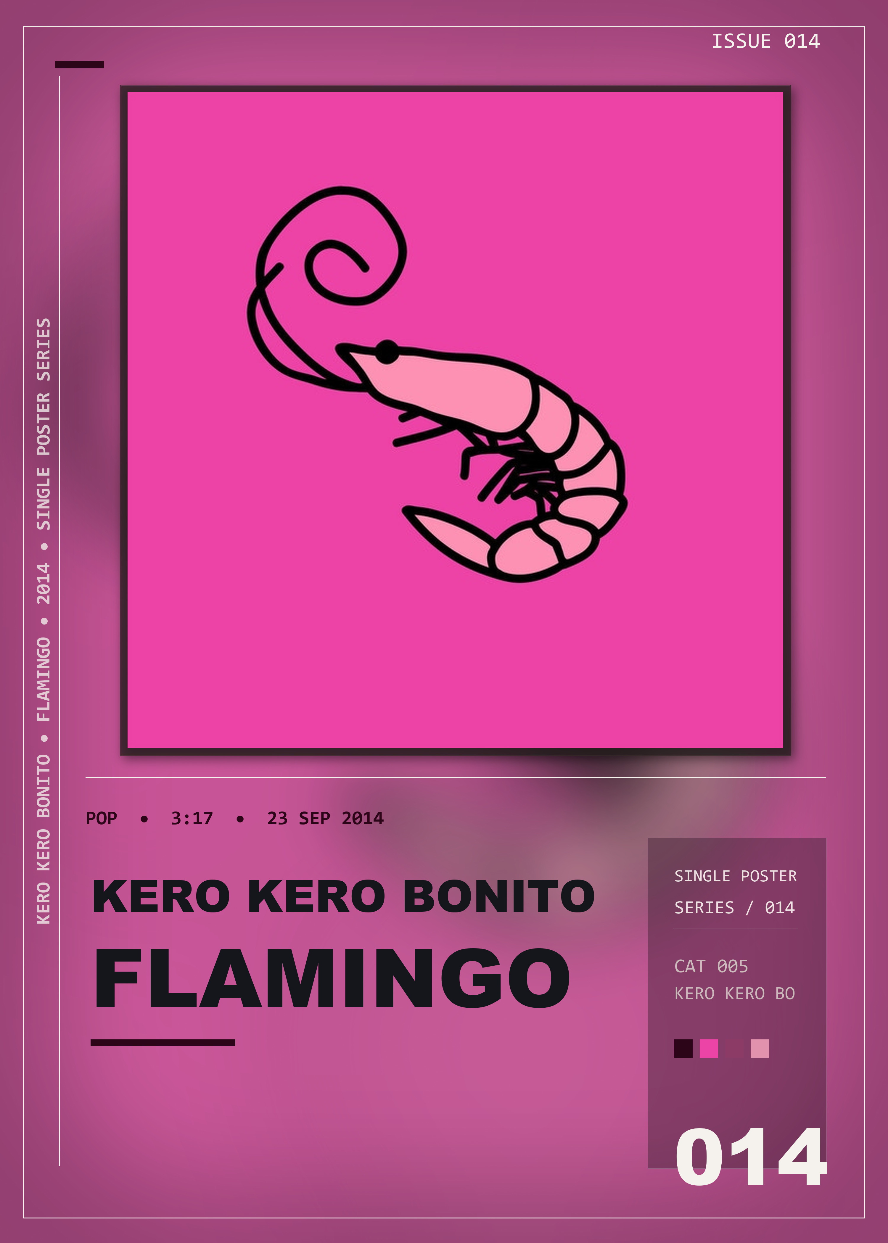 Music poster: Kero Kero Bonito - Flamingo