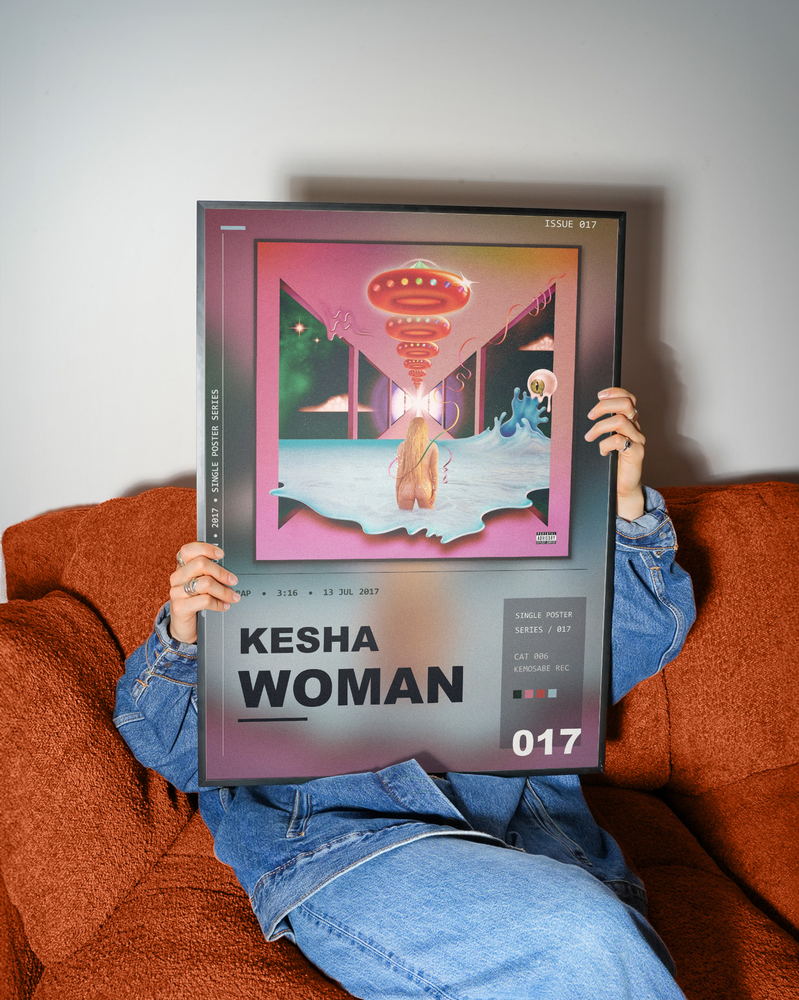 Music poster: Kesha - Woman