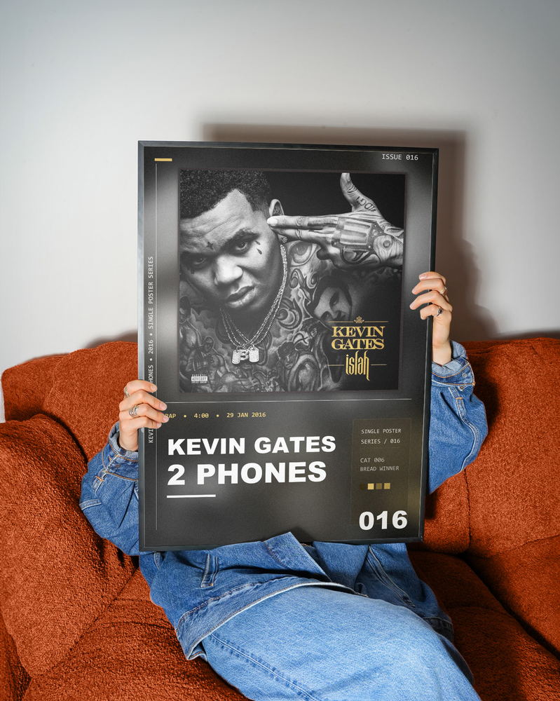 Music poster: Kevin Gates - 2 Phones