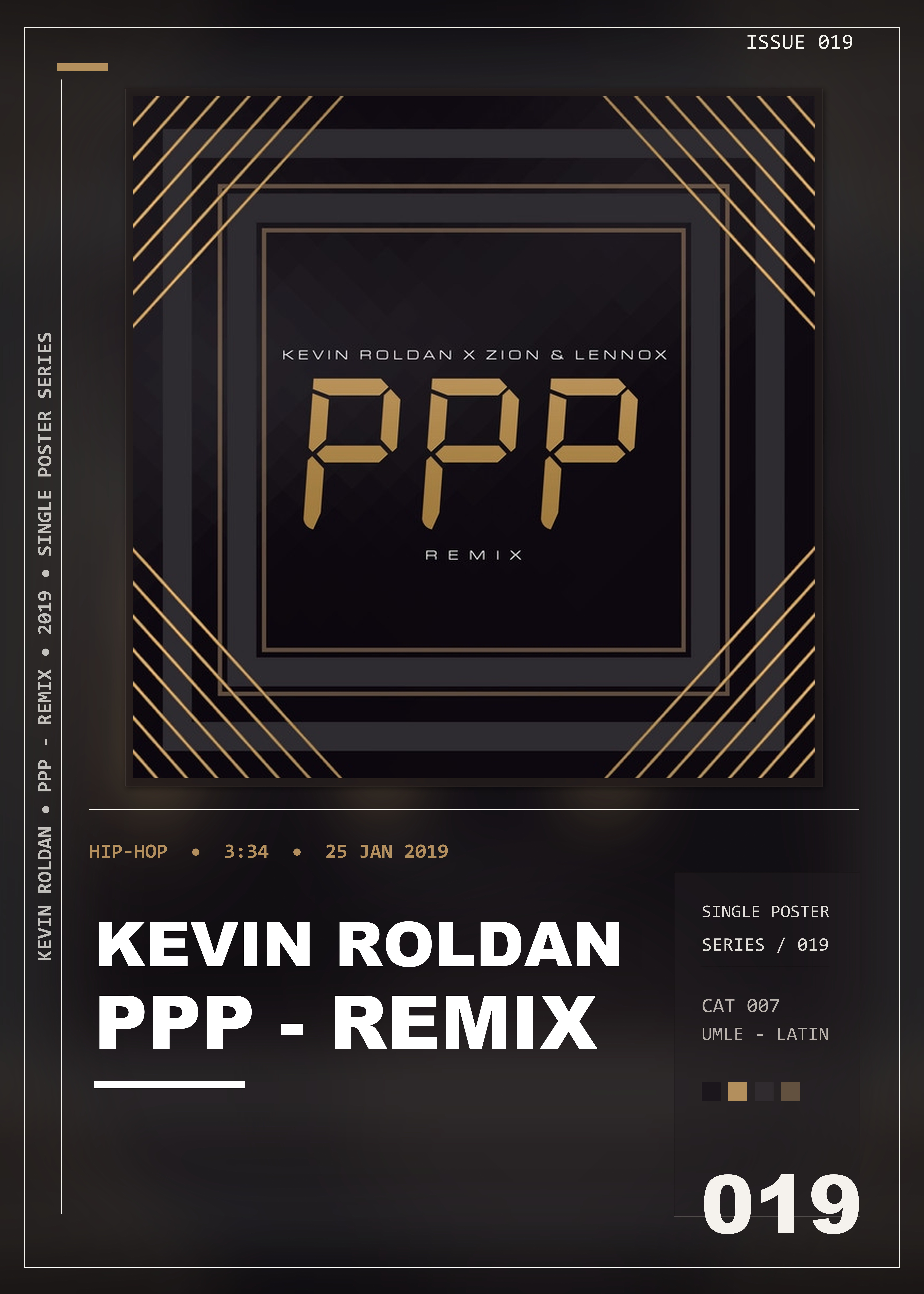 Music poster: Kevin Roldan - PPP - Remix