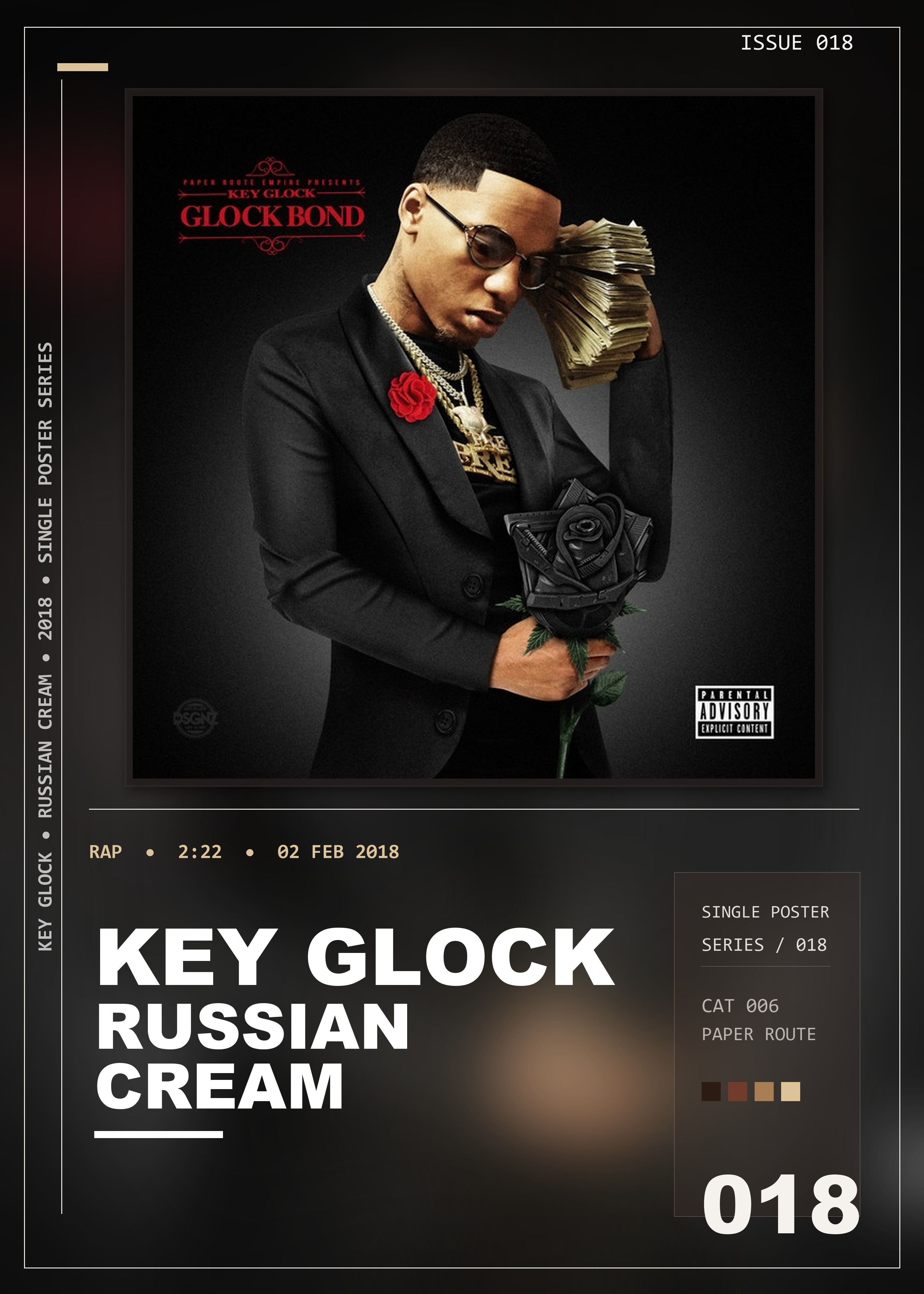Music poster: Key Glock - Russian Cream