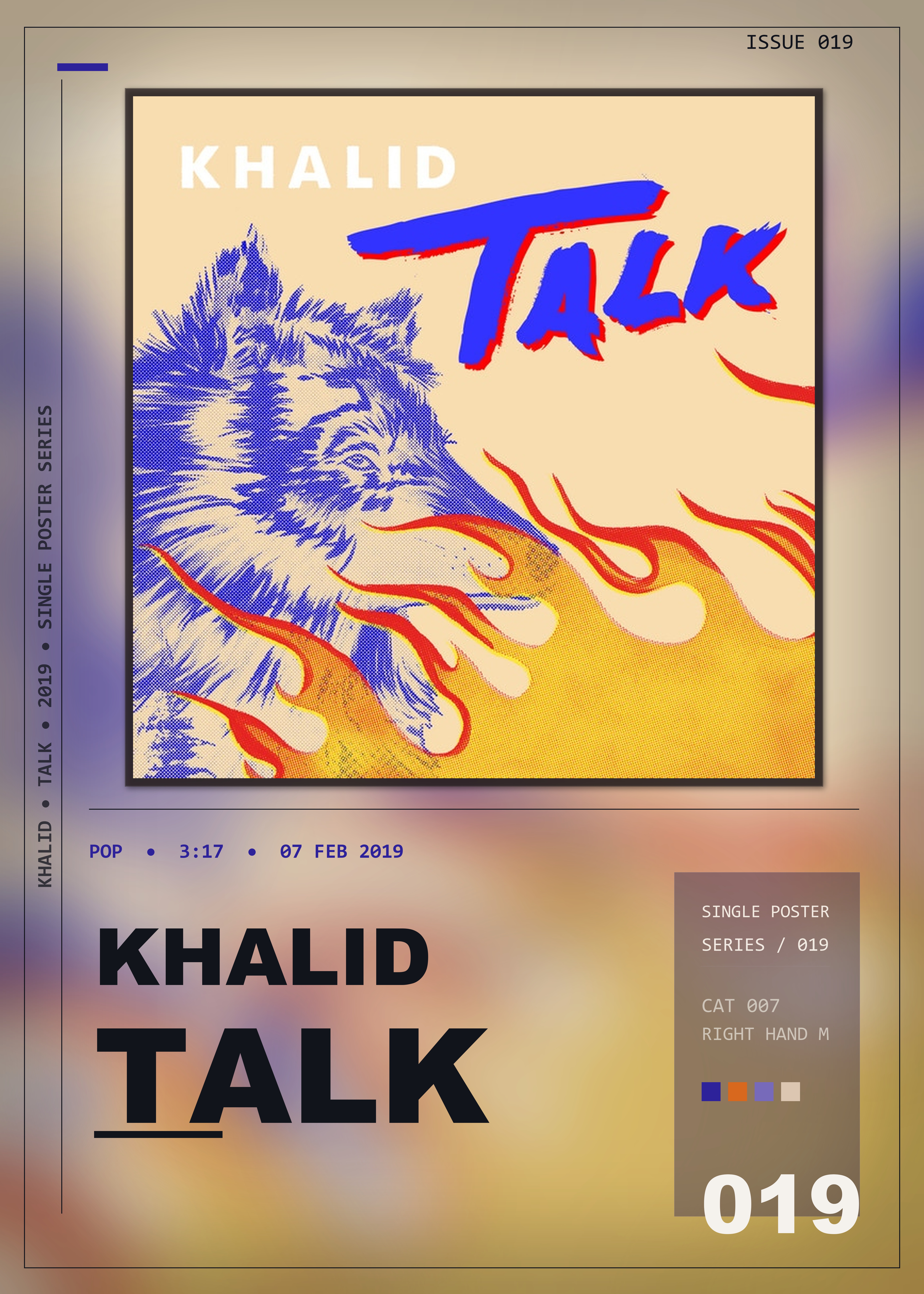 Music poster: Khalid - Talk