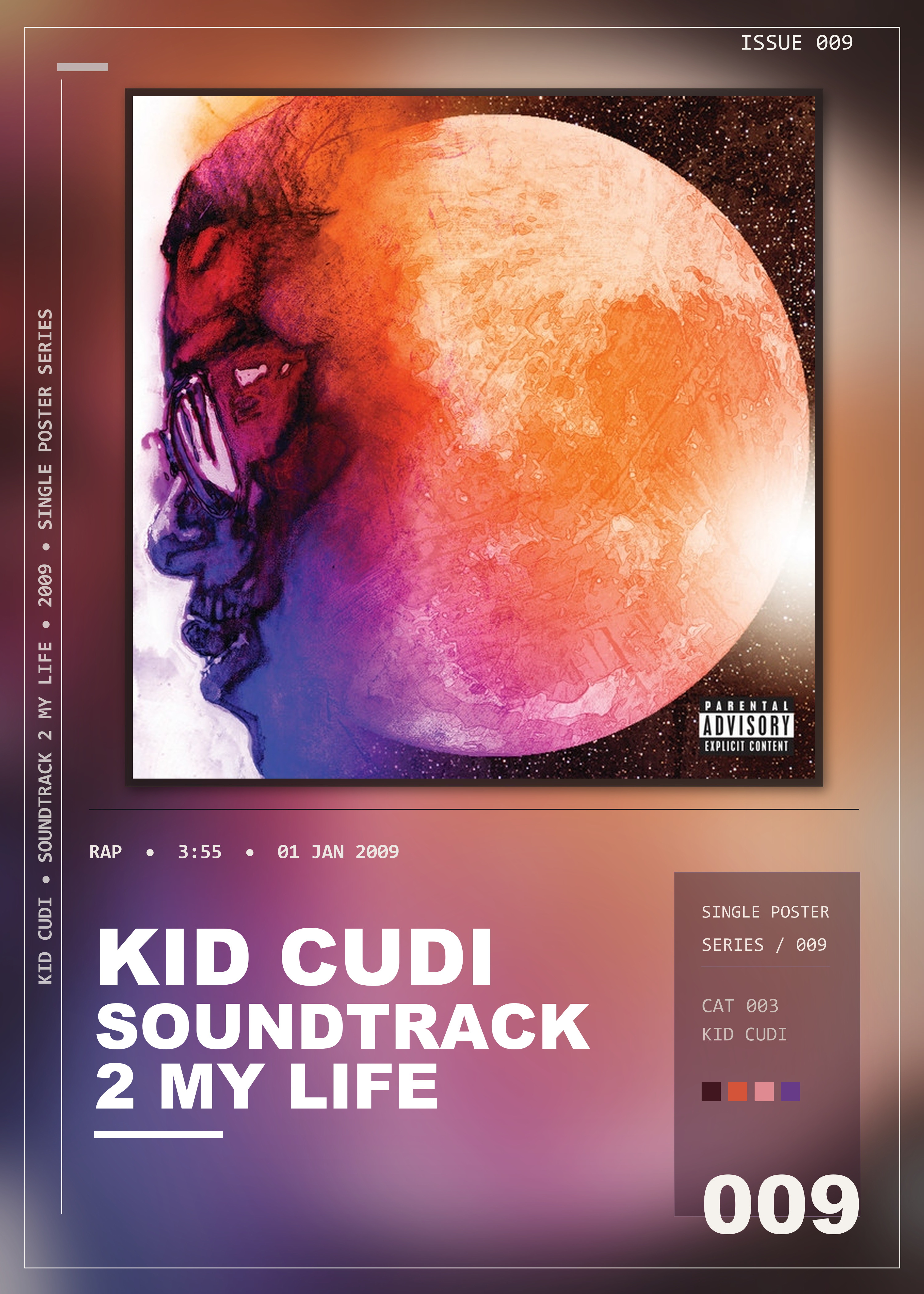 Music poster: Kid Cudi - Soundtrack 2 My Life