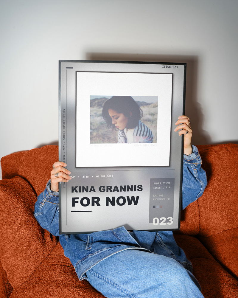 Music poster: Kina Grannis - For Now