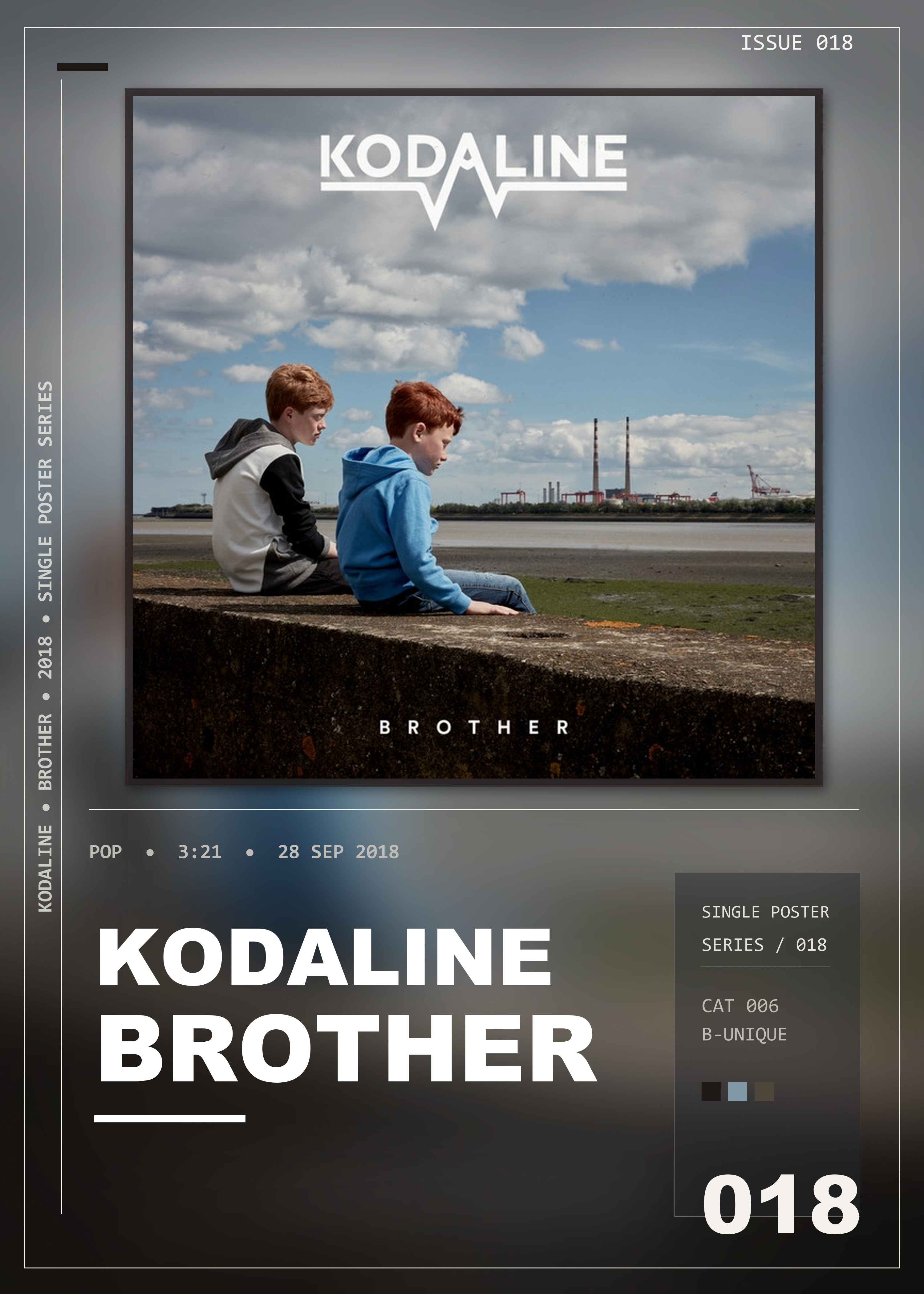 Music poster: Kodaline - Brother