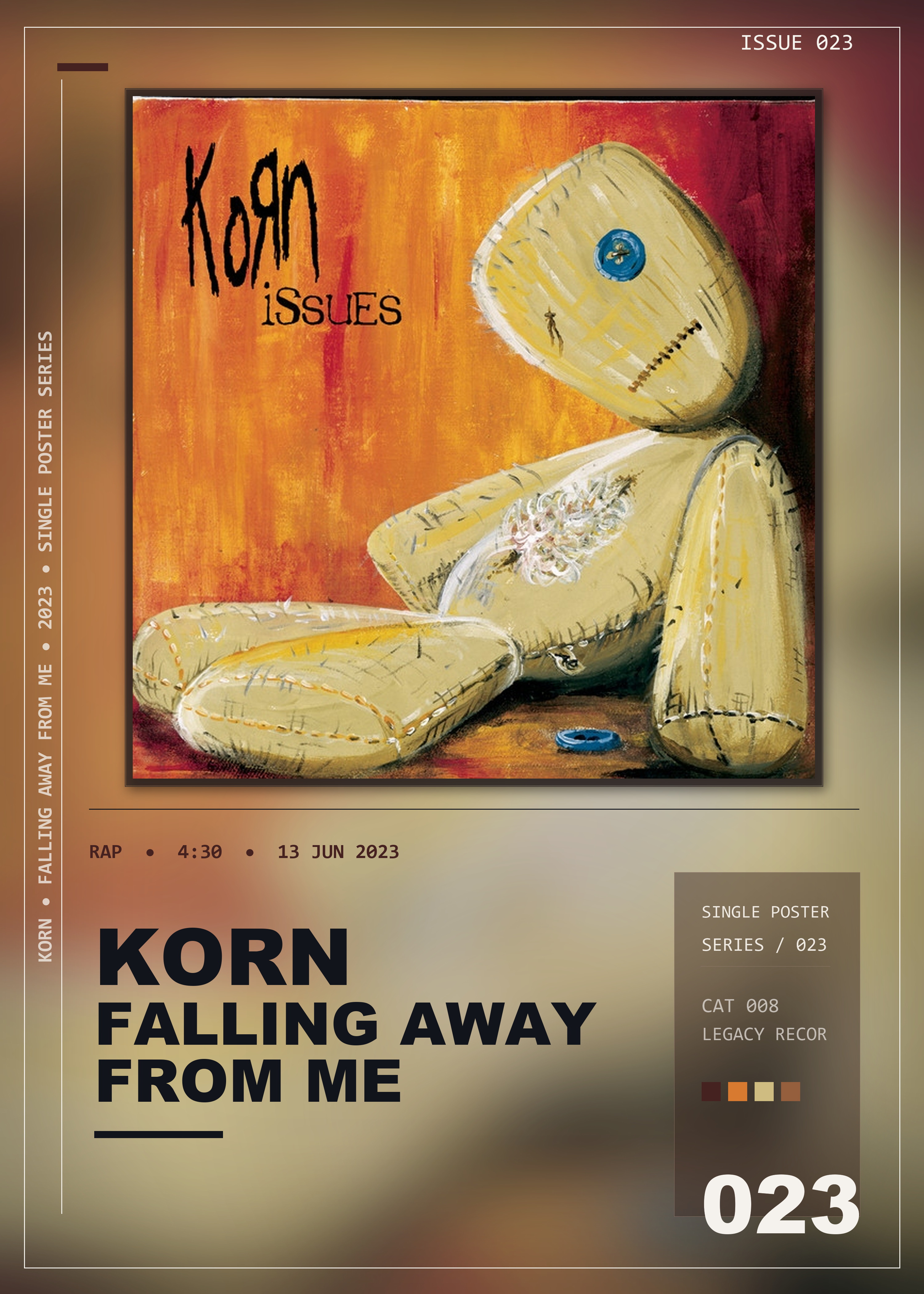 Music poster: Korn - Falling Away from Me