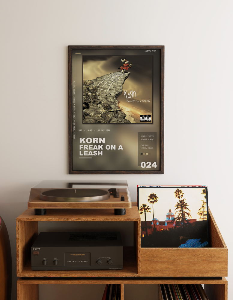 Music poster: Korn - Freak On a Leash