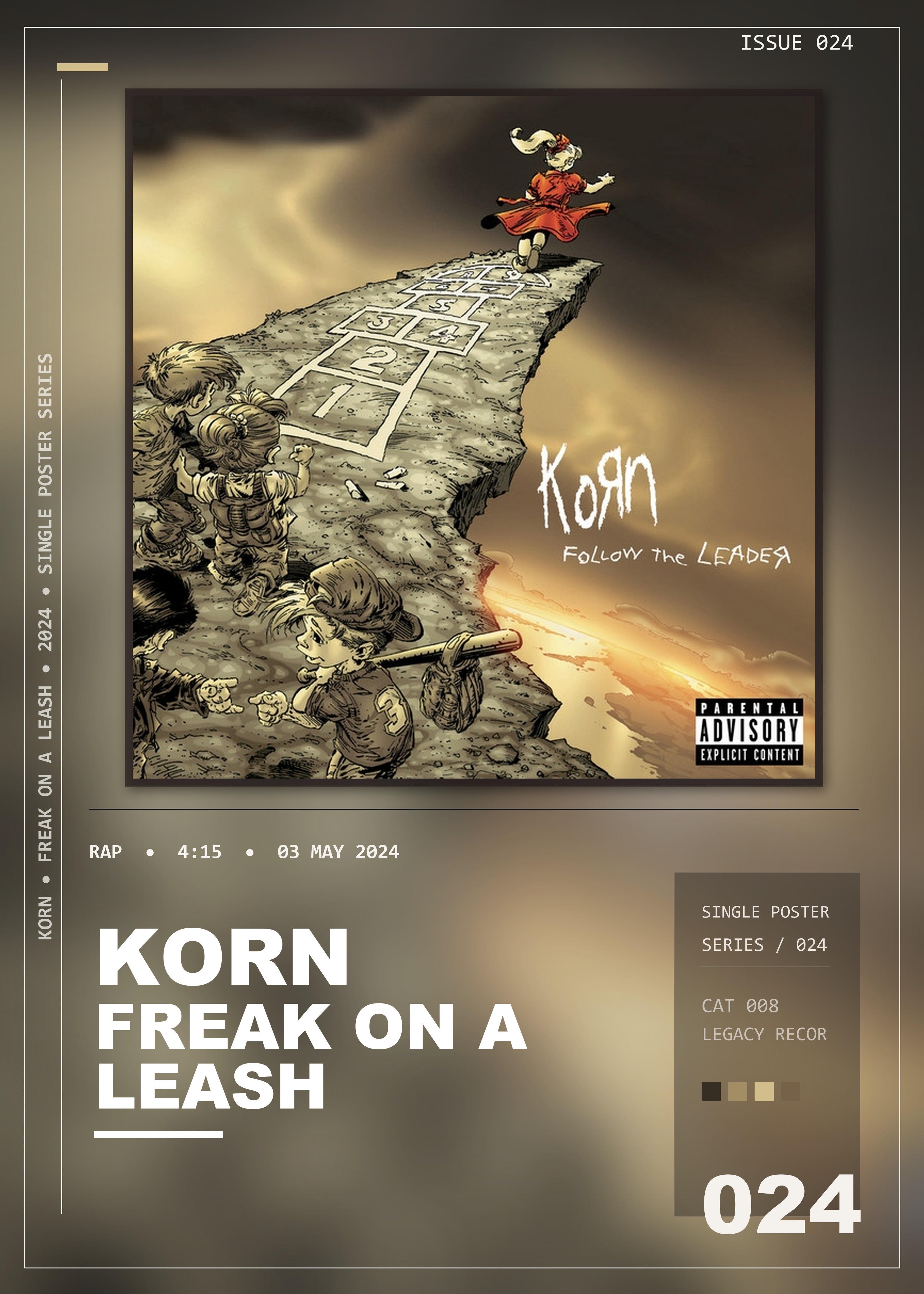 Music poster: Korn - Freak On a Leash