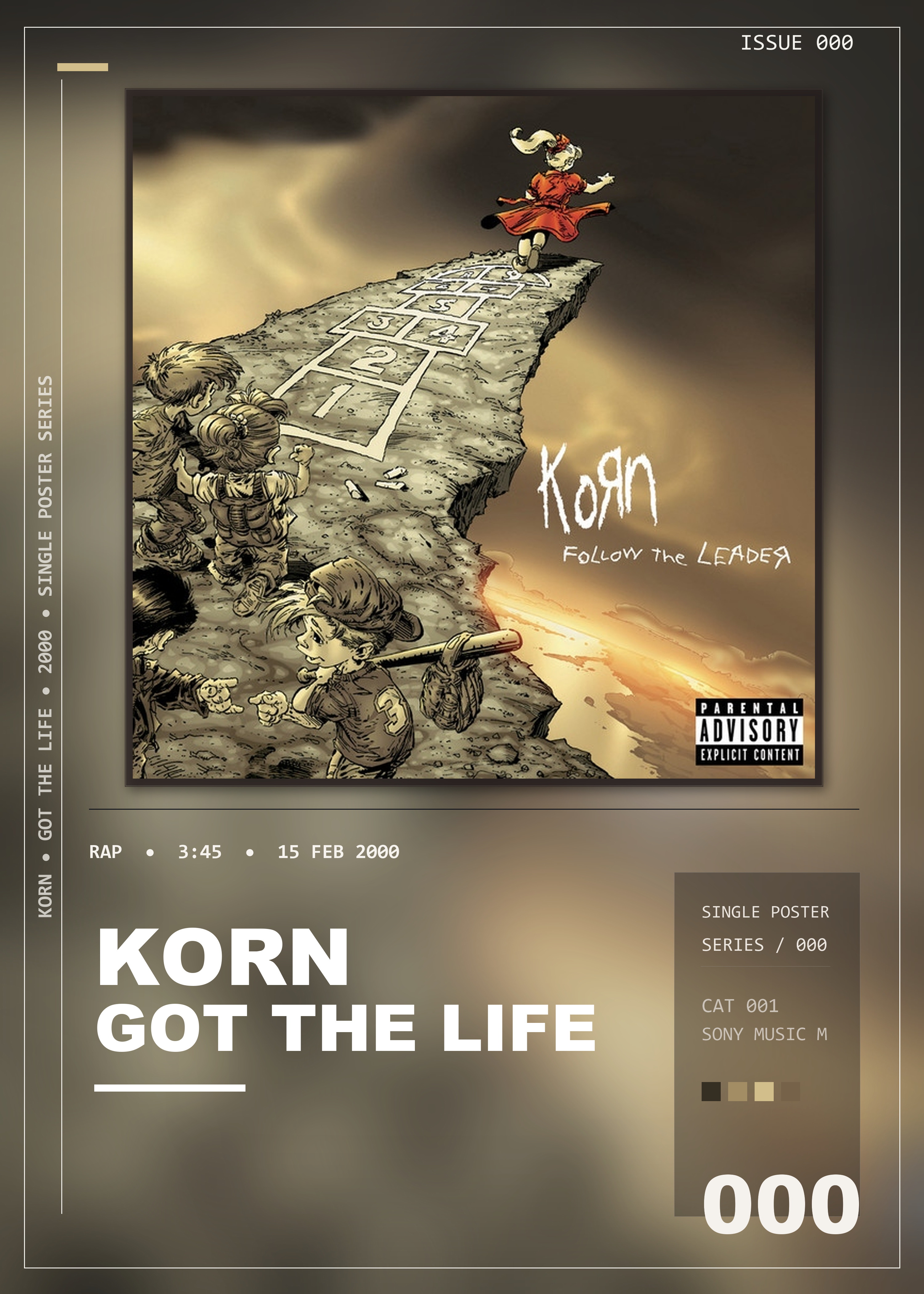 Music poster: Korn - Got the Life