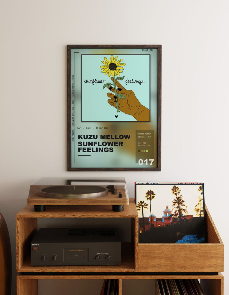 Music poster: Kuzu Mellow - Sunflower Feelings