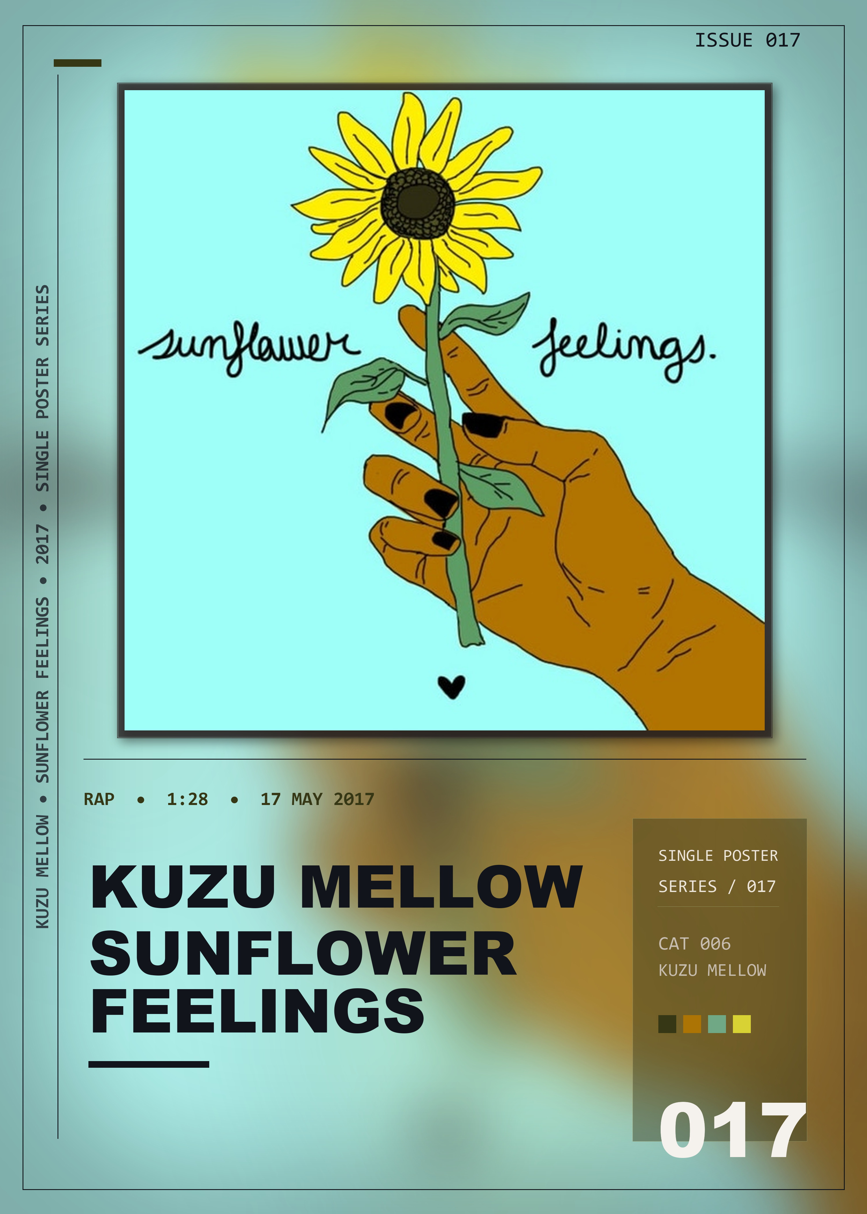Music poster: Kuzu Mellow - Sunflower Feelings