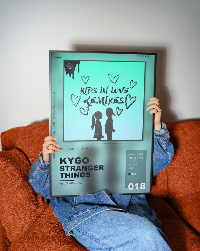 Music poster: Kygo - Stranger Things feat OneRepublic - Alan Walker Remix