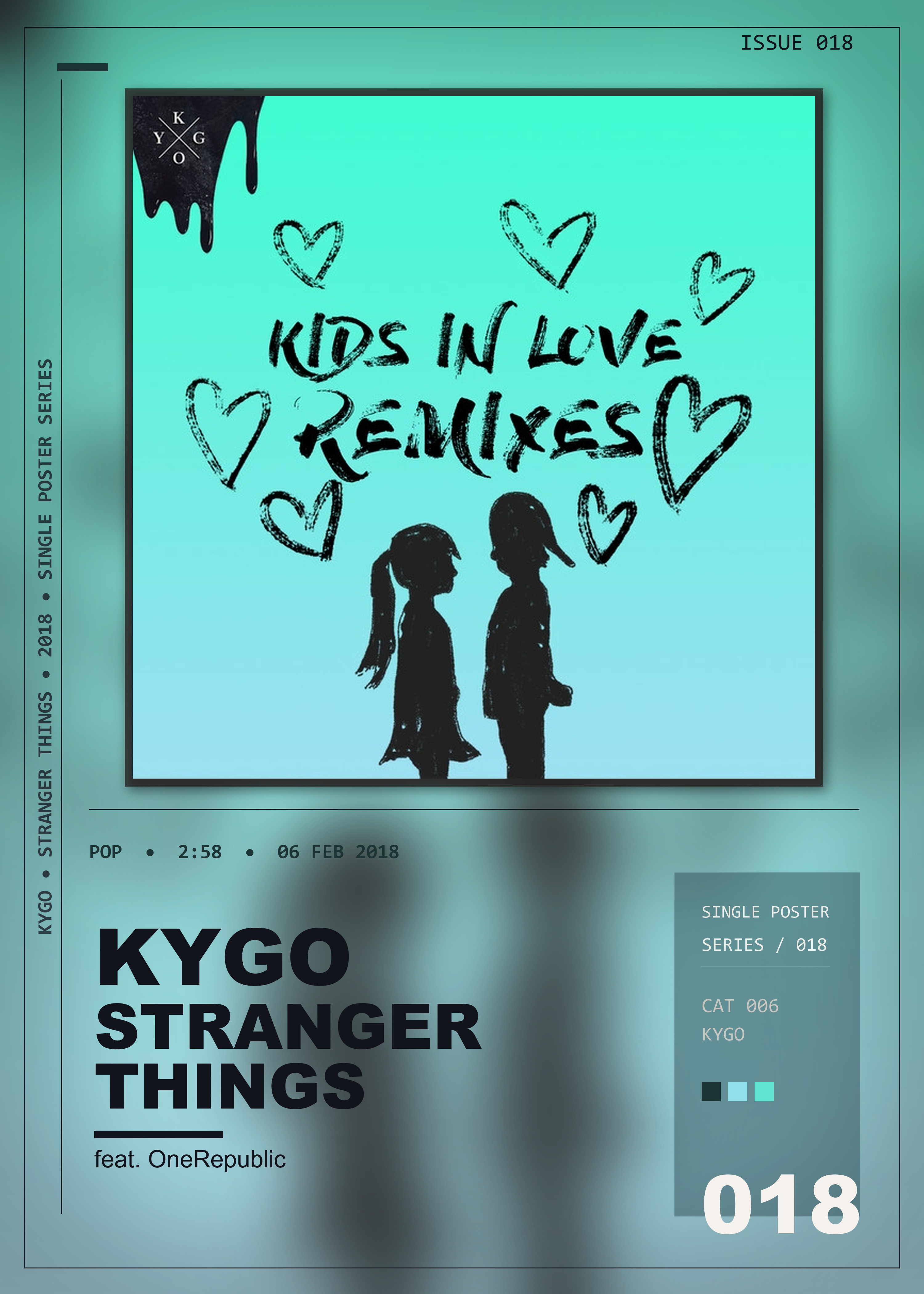 Music poster: Kygo - Stranger Things feat OneRepublic - Alan Walker Remix