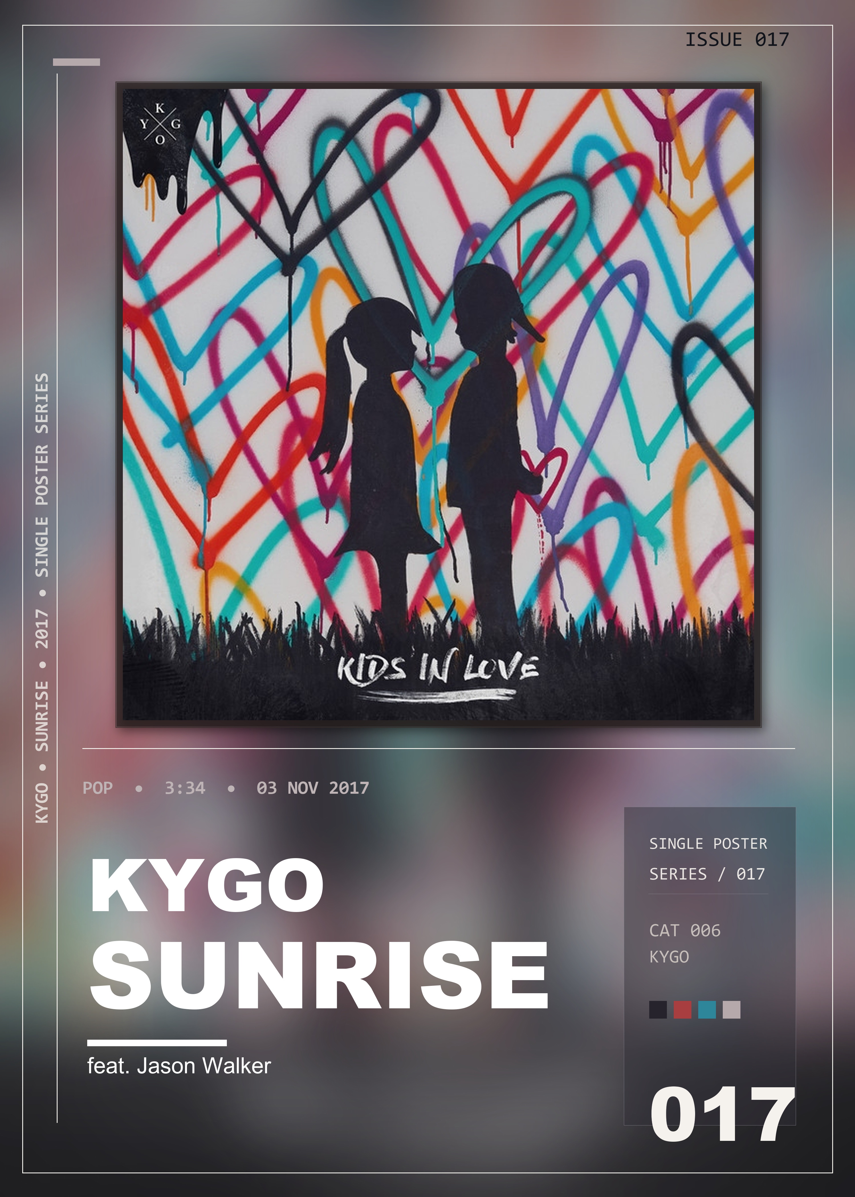 Music poster: Kygo - Sunrise feat Jason Walker
